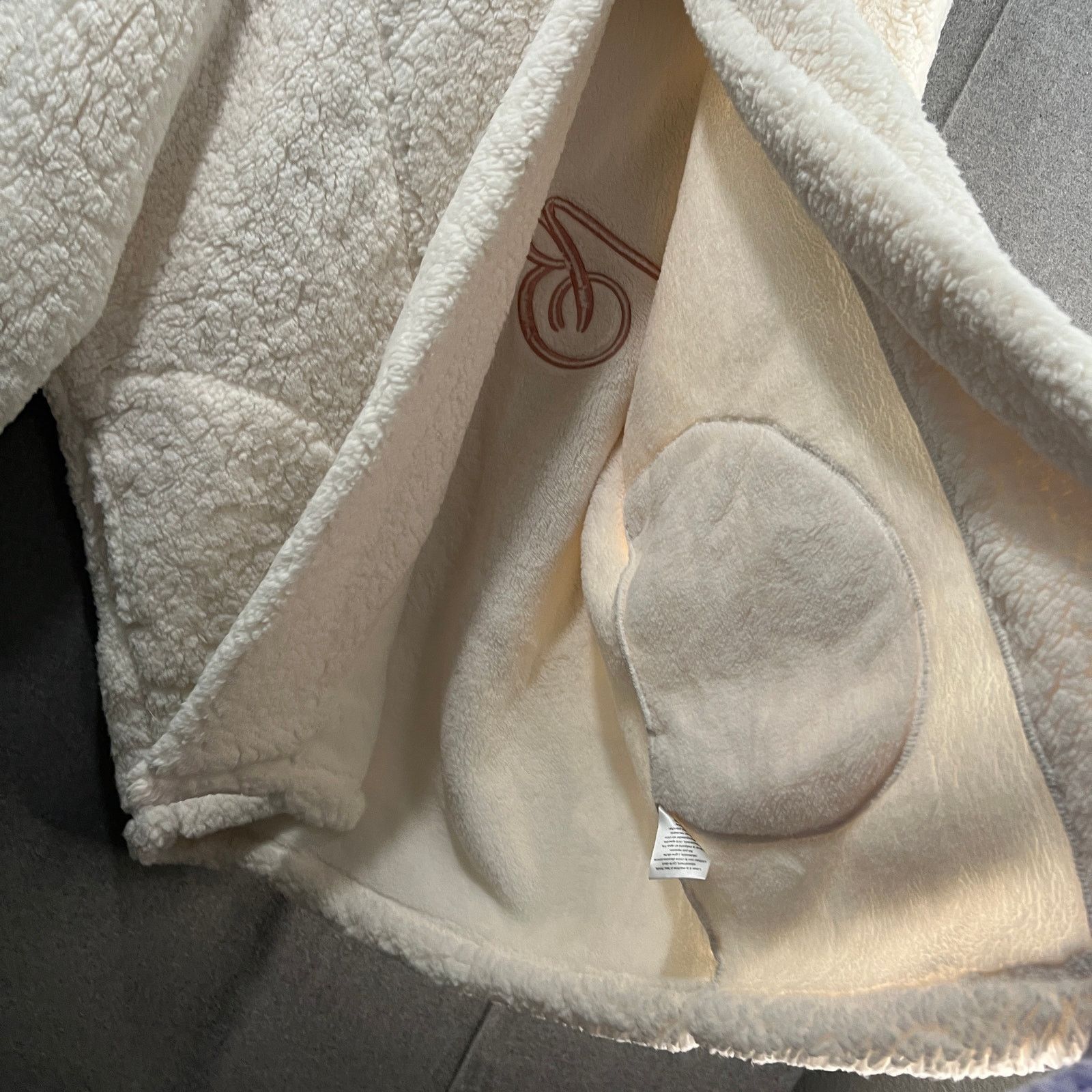 Other BumbleBella by Jill Martin The Lounger "Bride" Sherpa Hoodie Size S / US 4 / IT 40 - 6 Thumbnail