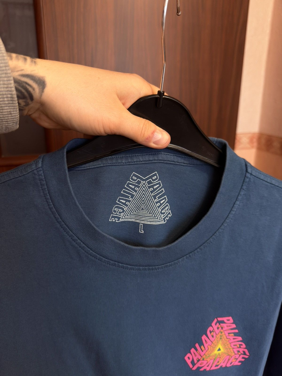 Palace Palace P3 Bare Times blue t-shirt Size US L / EU 52-54 / 3 - 10 Thumbnail