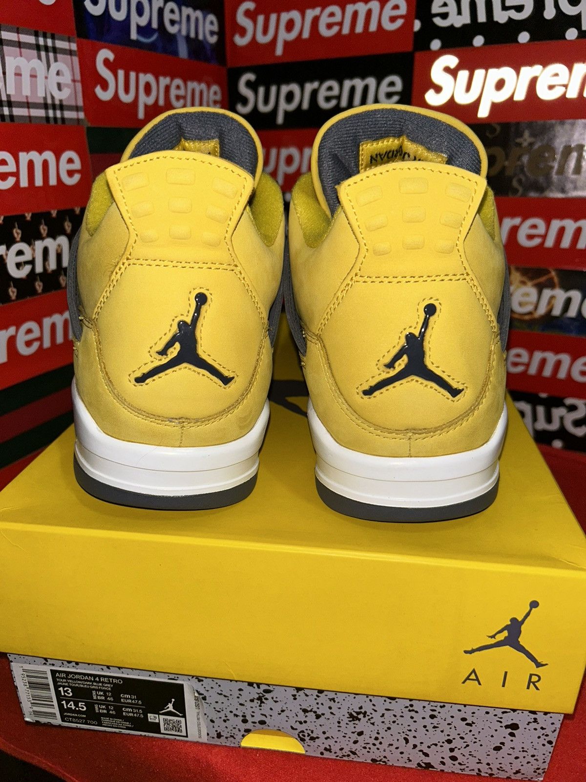 Jordan Brand Jordan 4 Retro Lightning (2021) CT8527-700 size 13 Size US 13 / EU 46 - 4 Thumbnail