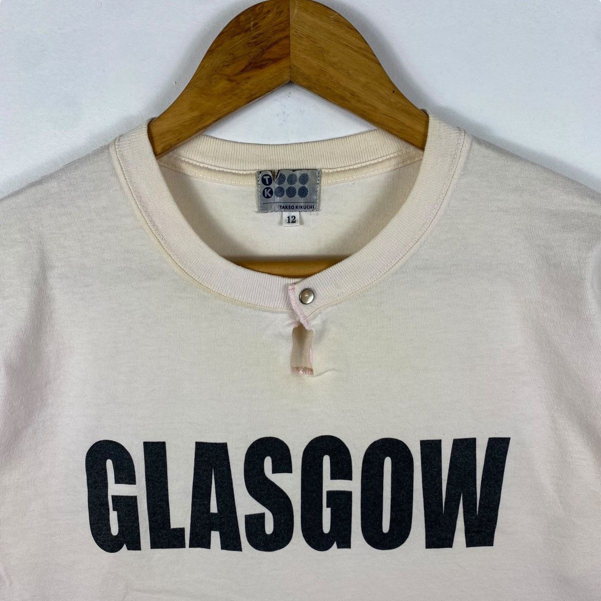 Takeo Kikuchi Vintage TAKEO KIKUCHI Glasgow Graphic Tee Shirt Size 12 Size US M / EU 48-50 / 2 - 2 Thumbnail