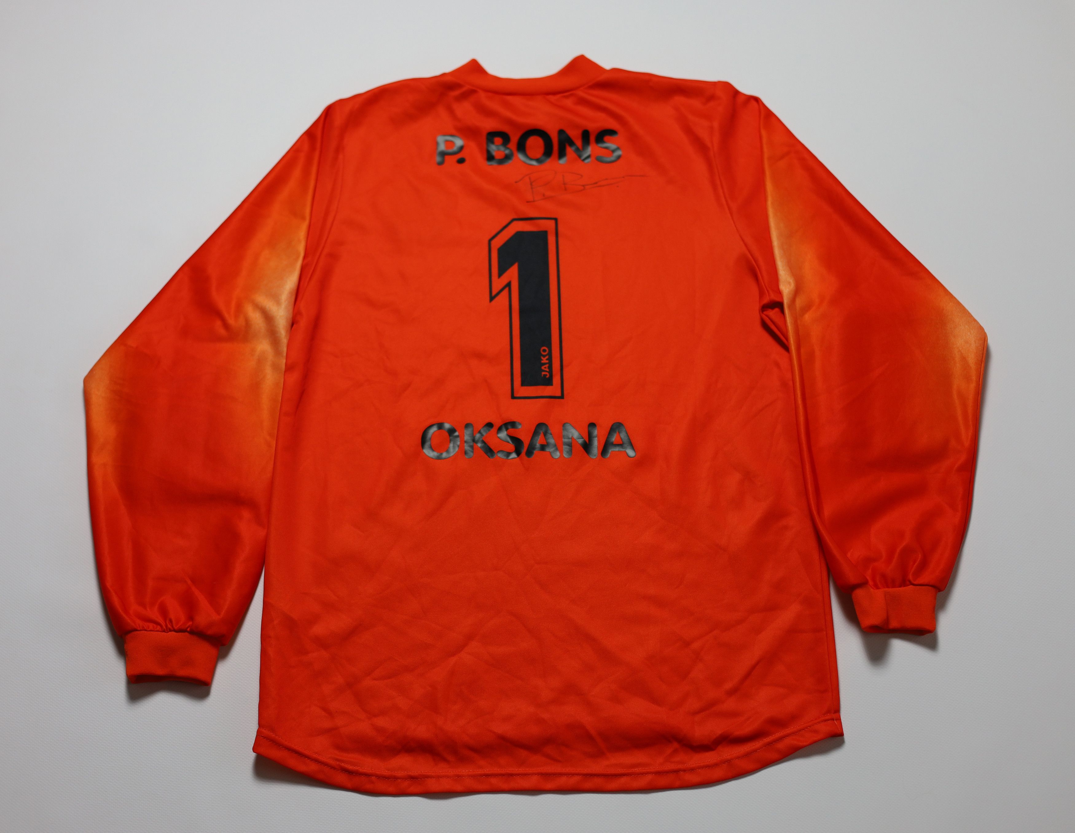 Other Bladella FC Goalkeeper Peter Bons #1 Jersey Shirt Signed Size US S / EU 44-46 / 1 - 2 Thumbnail