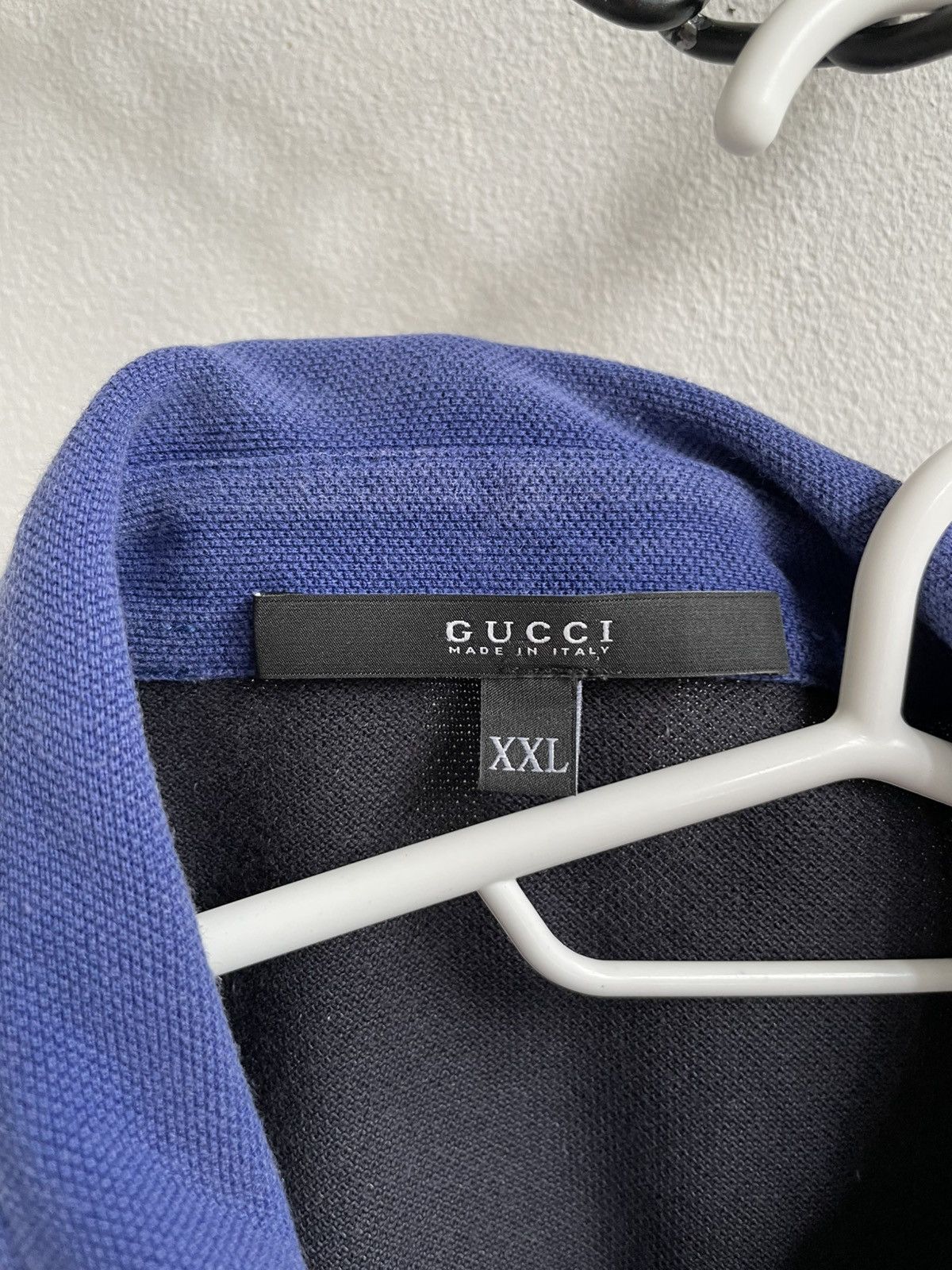 Gucci Gucci Cotton Black Polo Shirt T Shirt Tee Logo Patched Size US XXL / EU 58 / 5 - 14 Thumbnail