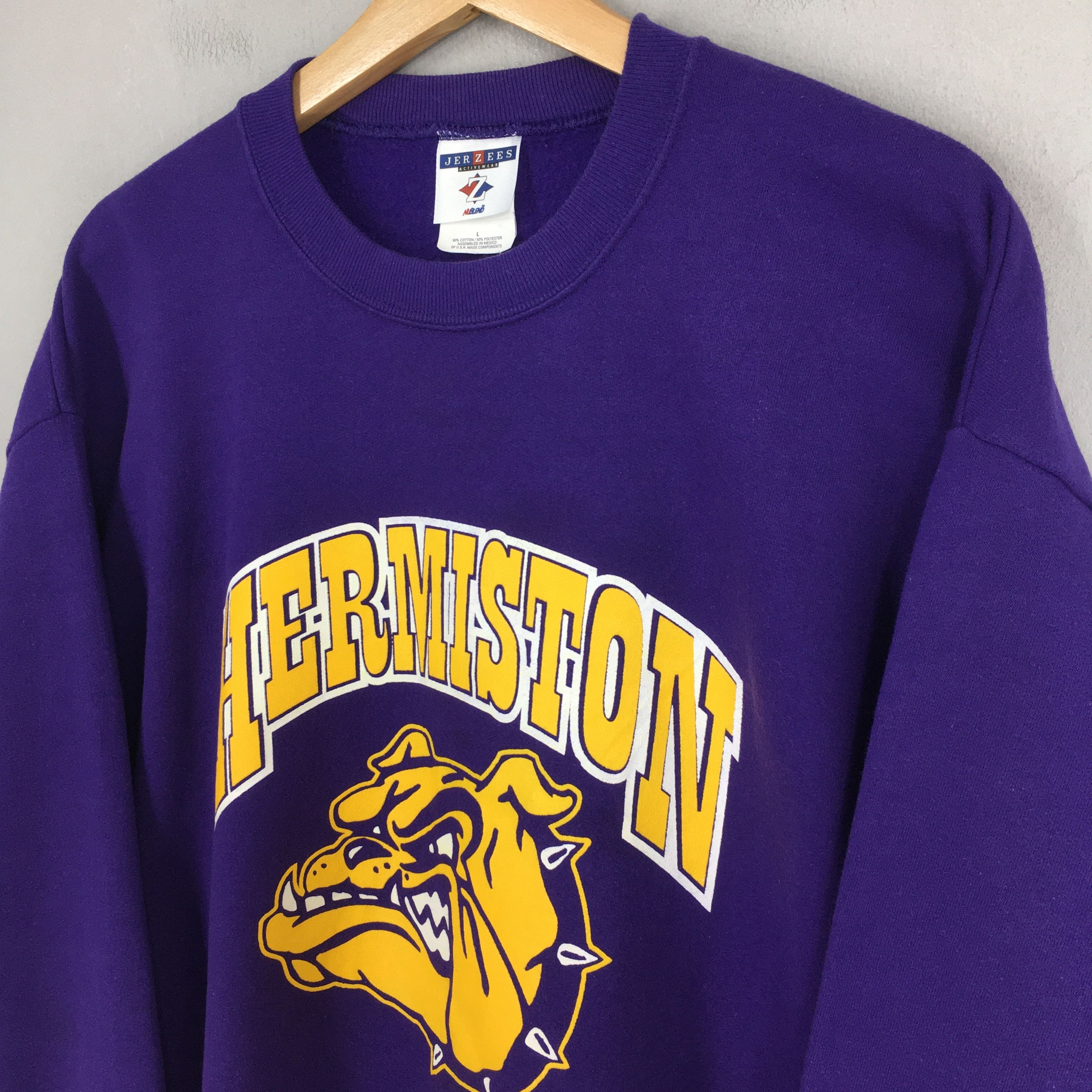 Other Vintage Hermiston High School Purple Sweatshirt Large Size US L / EU 52-54 / 3 - 3 Thumbnail