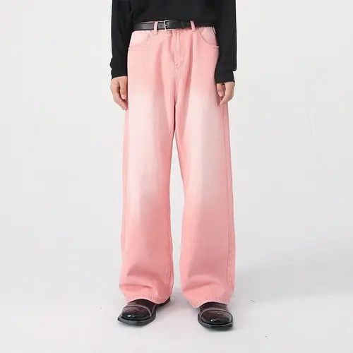 Japanese Brand Retro washed damaged baggy jeans y2k hip hop Size US 32 / EU 48 - 1 Thumbnail