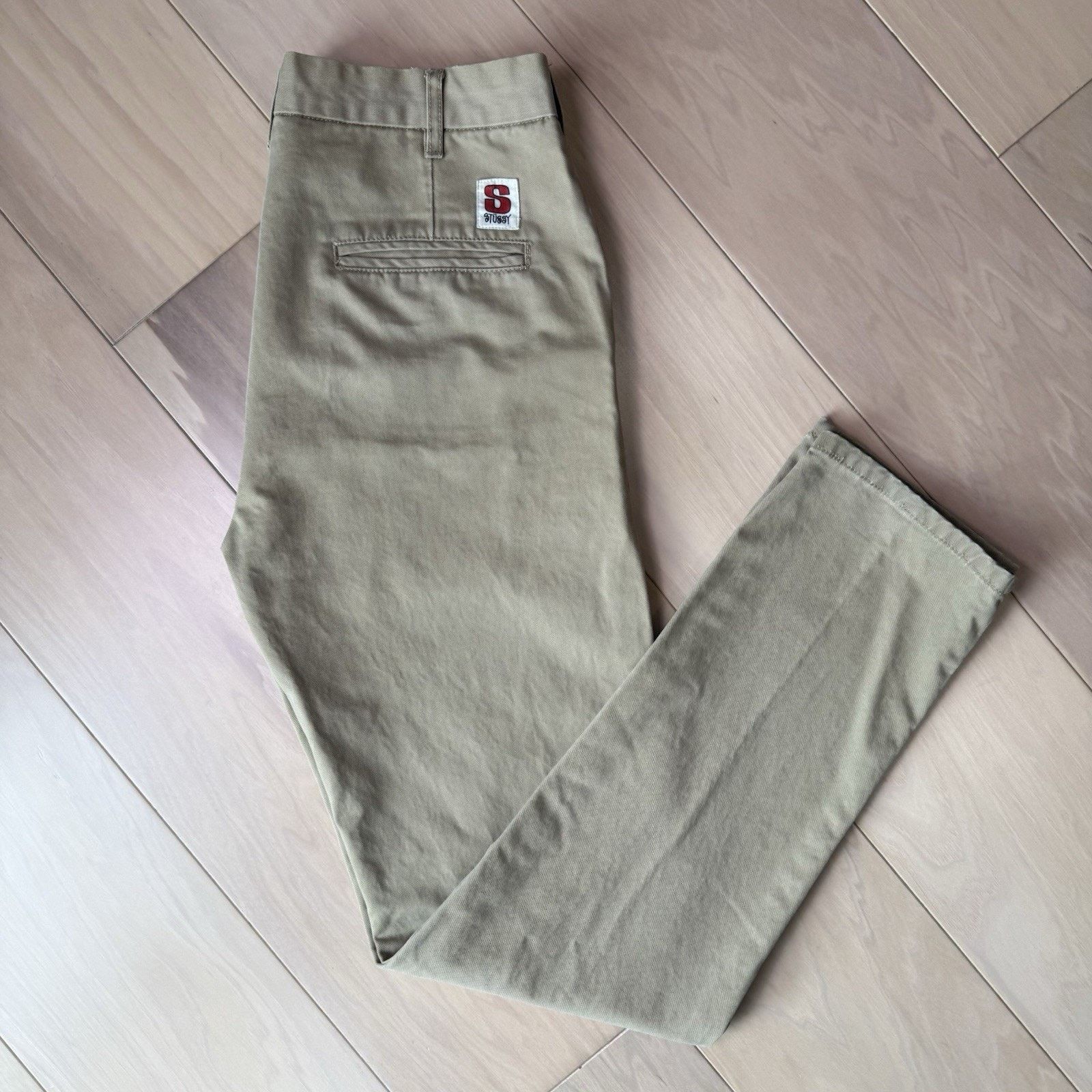 Stussy Vintage Stussy Chino Pants 30 Khaki Minimalist Streetwear Size US 30 / EU 46 - 2 Thumbnail