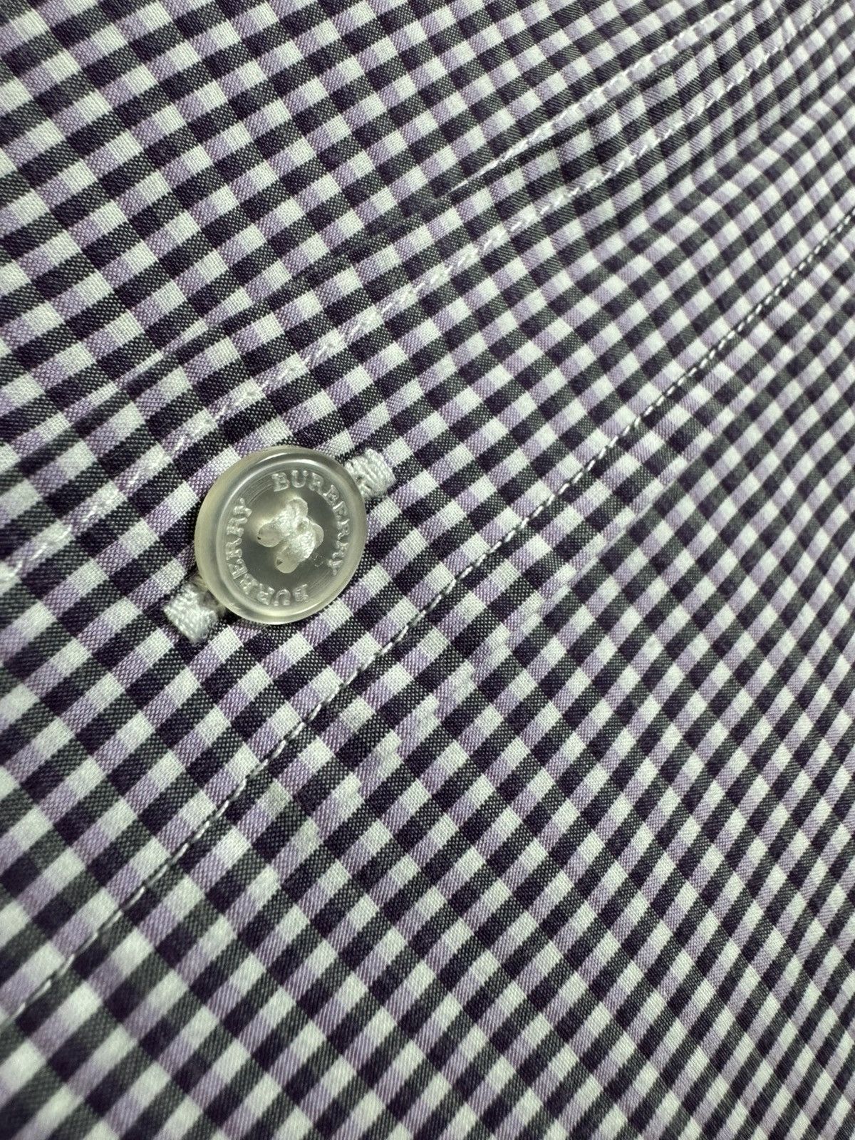 Burberry Burberry Checked Button Up Shirt Vintage Luxury Size XL Size US XL / EU 56 / 4 - 5 Thumbnail