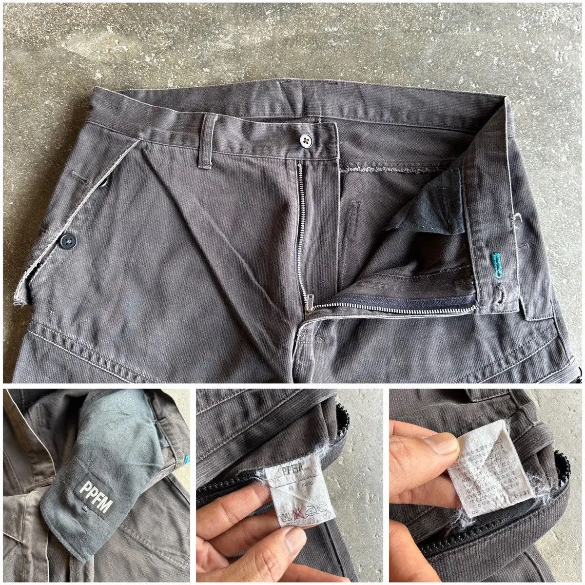 Japanese Brand BAGGY VINTAGE JAPANESE BRAND PPFM DESIGNER WORKWEAR PANTS Size US 32 / EU 48 - 14 Thumbnail