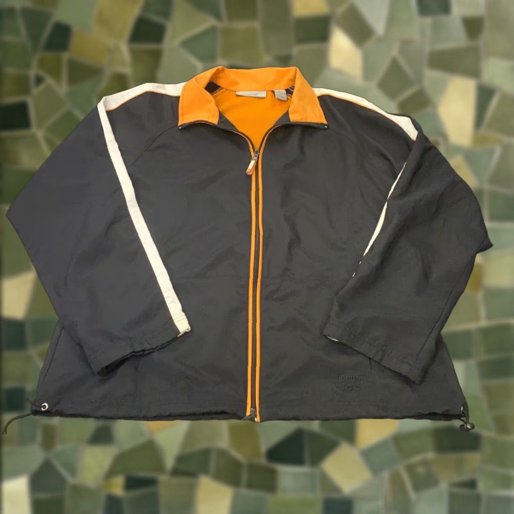 Oleg Cassini Oleg Cassini Sport Jacket Womens XL Black Windbreaker Full Zip Lightweight Pockets Size XL / US 12-14 / IT 48-50 - 1 Thumbnail
