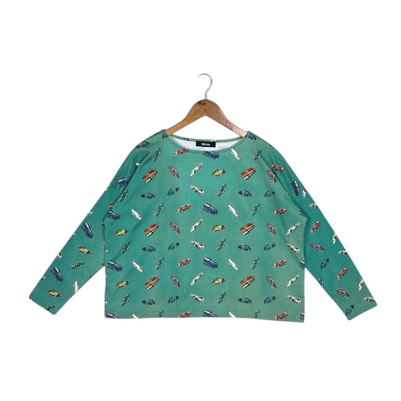 Issey Miyake Issey Miyake Ne-Net Car Overprint Sun Faded Tshirt Size US M / EU 48-50 / 2 - 1 Thumbnail
