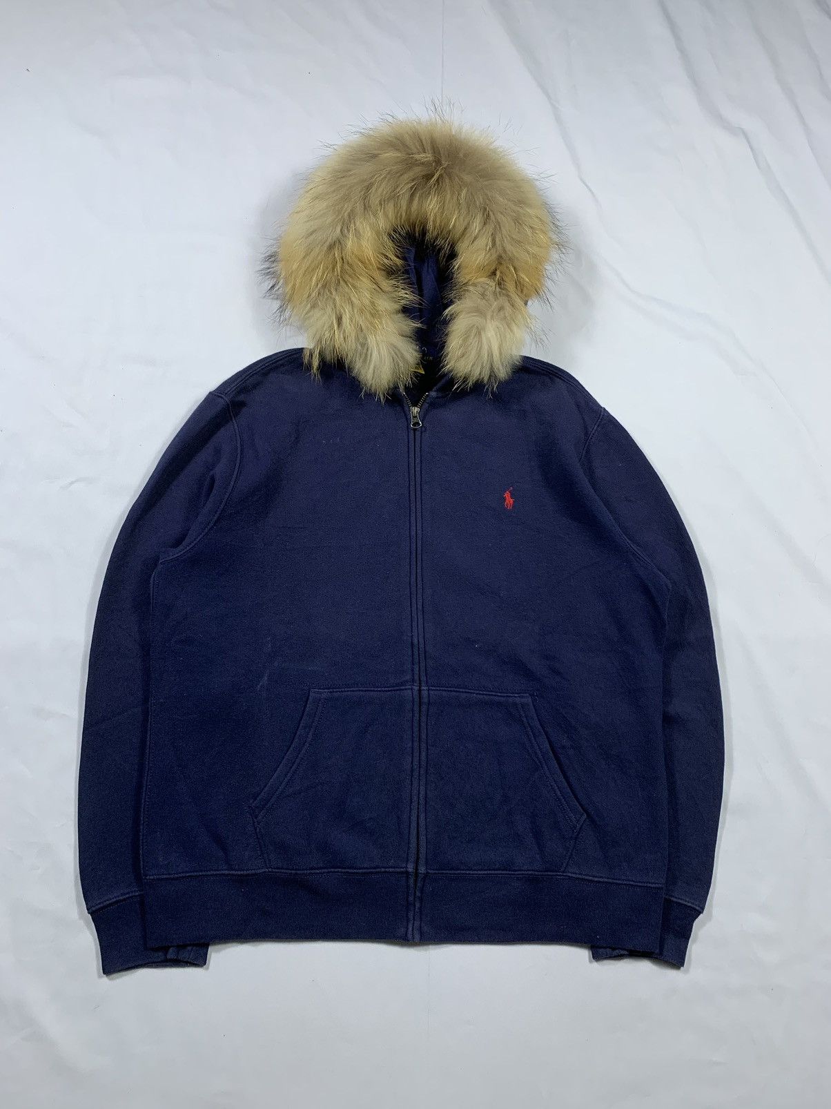 If Six Was Nine × KMRii × Le Grande Bleu (L.G.B.) Polo Fur Zip Hoodie lgb ifsixwasnine Style Size US L / EU 52-54 / 3 - 1 Thumbnail