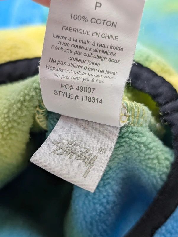 Stussy Stussy Quarter Zip Tie Dye Fleece Tie-Dyed pullover S Size US S / EU 44-46 / 1 - 6 Thumbnail