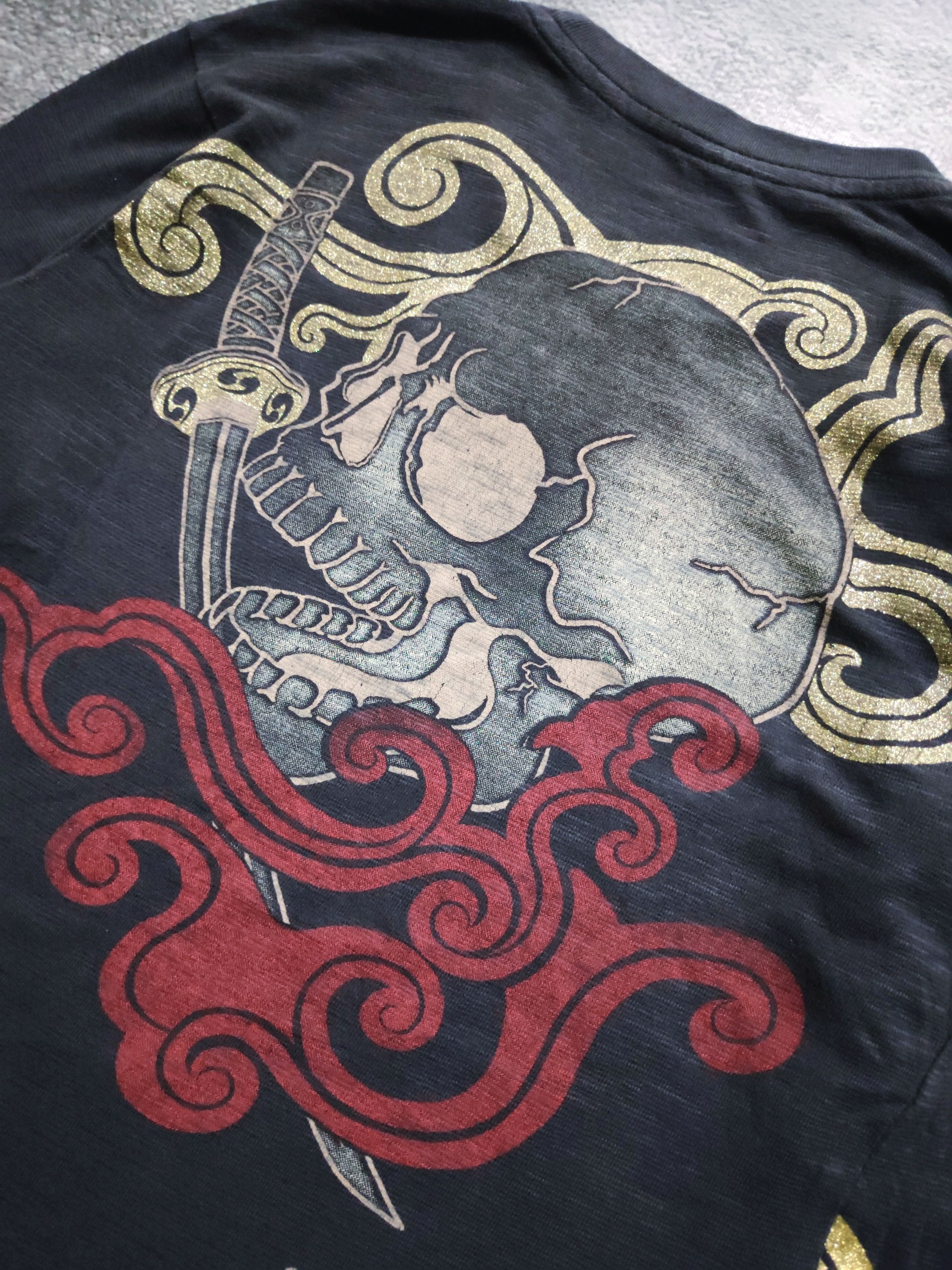 Japanese Brand Vintage Feded Y2K Japan Strange Heaven Sukajan Skull Size US M / EU 48-50 / 2 - 5 Thumbnail