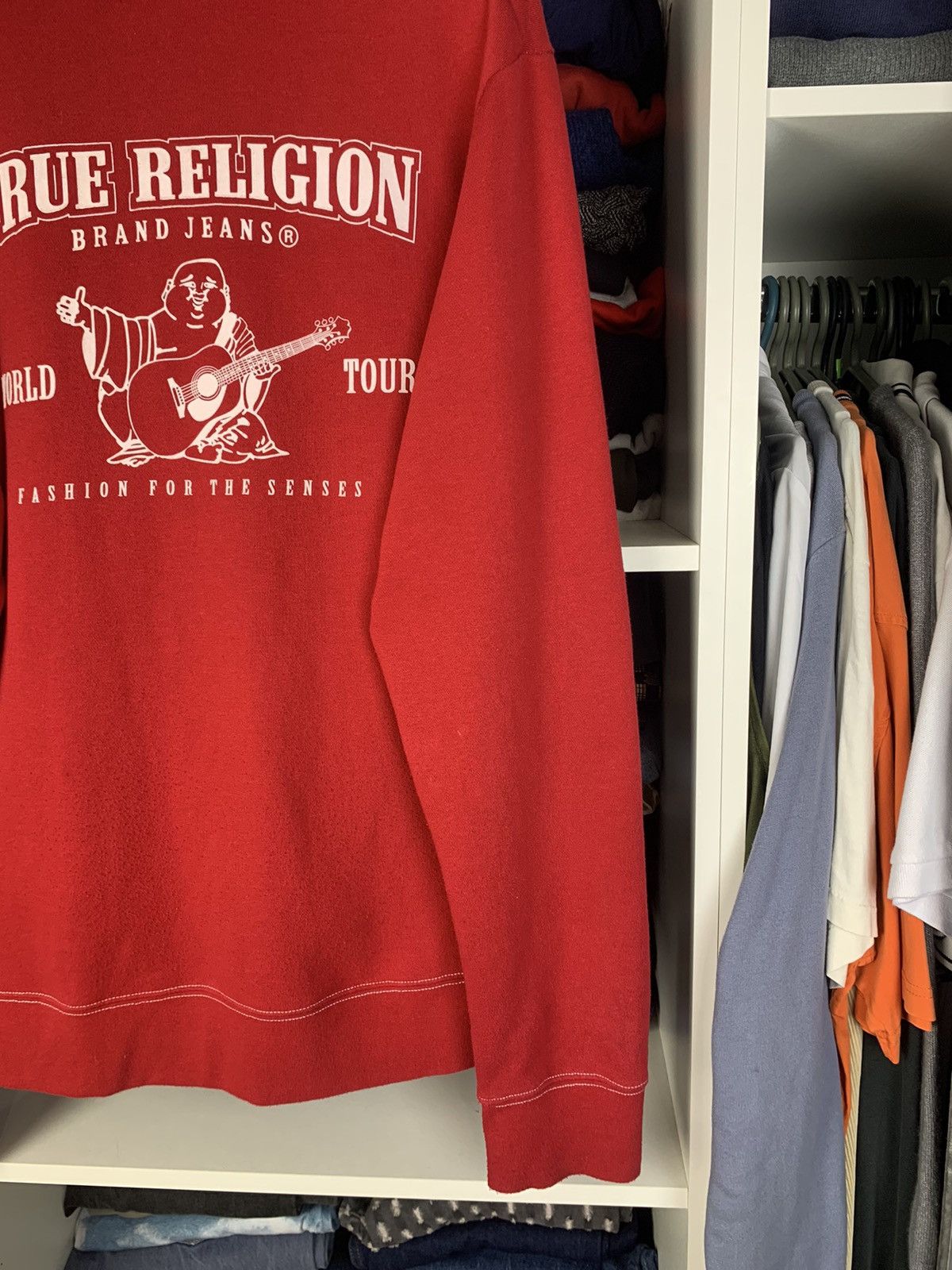 True Religion Y2K True Religion Big Logo Zip-Up Hoodie Size US XL / EU 56 / 4 - 10 Thumbnail