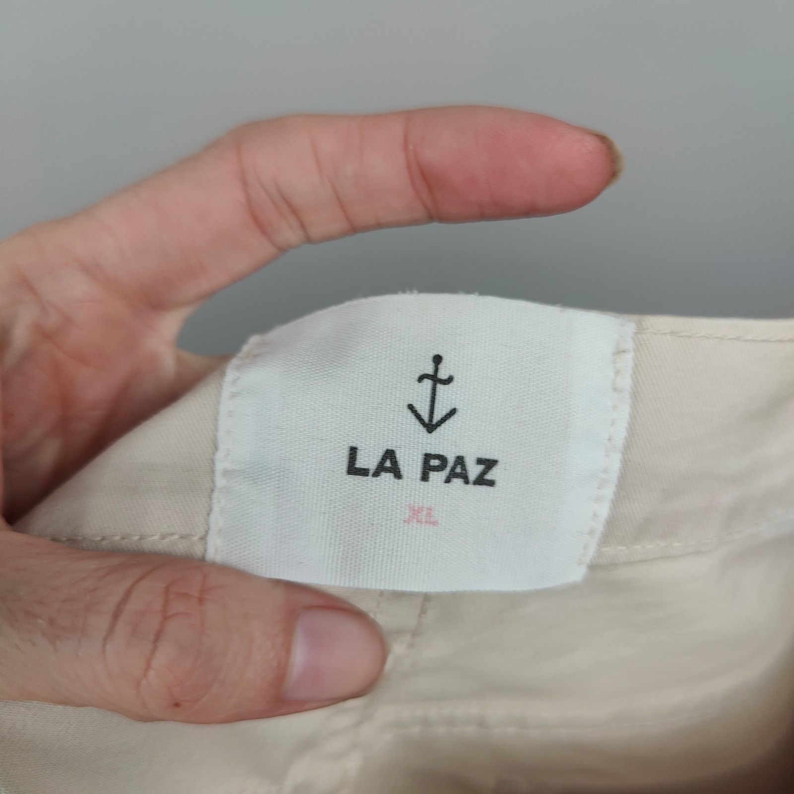 La Paz La Paz Chino Pants Mens XL Beige Cotton Stretch Lightweight Size US 36 / EU 52 - 8 Thumbnail