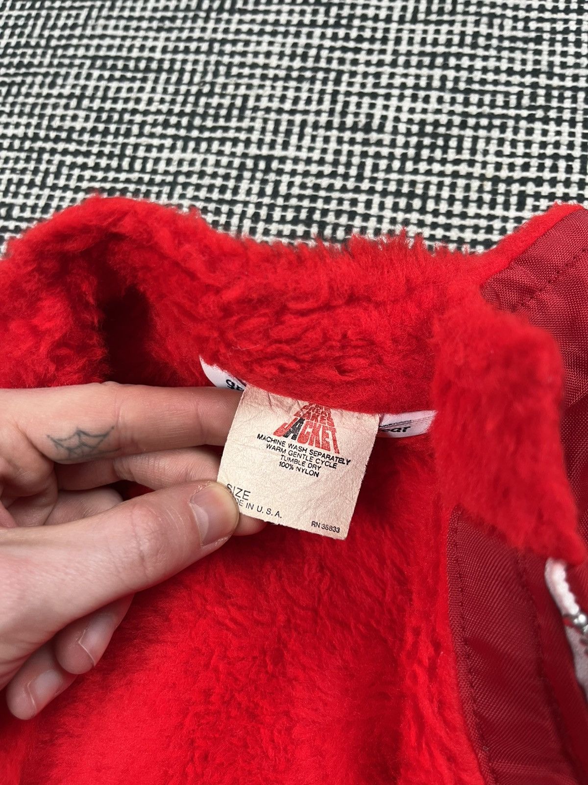 Vintage Great Lakes Jacket red Sherpa faux fur Pharrell style Size US L / EU 52-54 / 3 - 7 Thumbnail