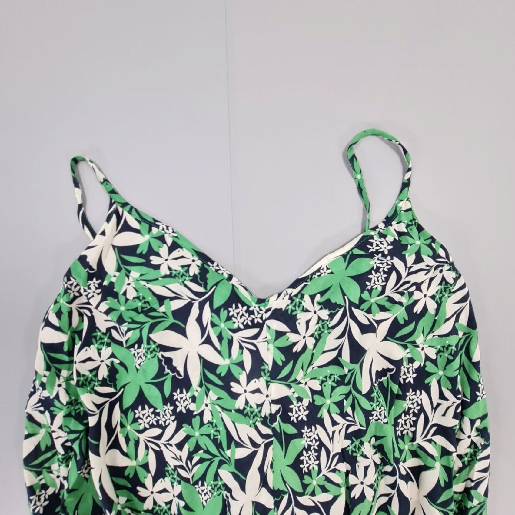 Velvet Velvet by Graham & Spencer Womens Dress Green Small Floral Midi Challis Size S / US 4 / IT 40 - 4 Thumbnail