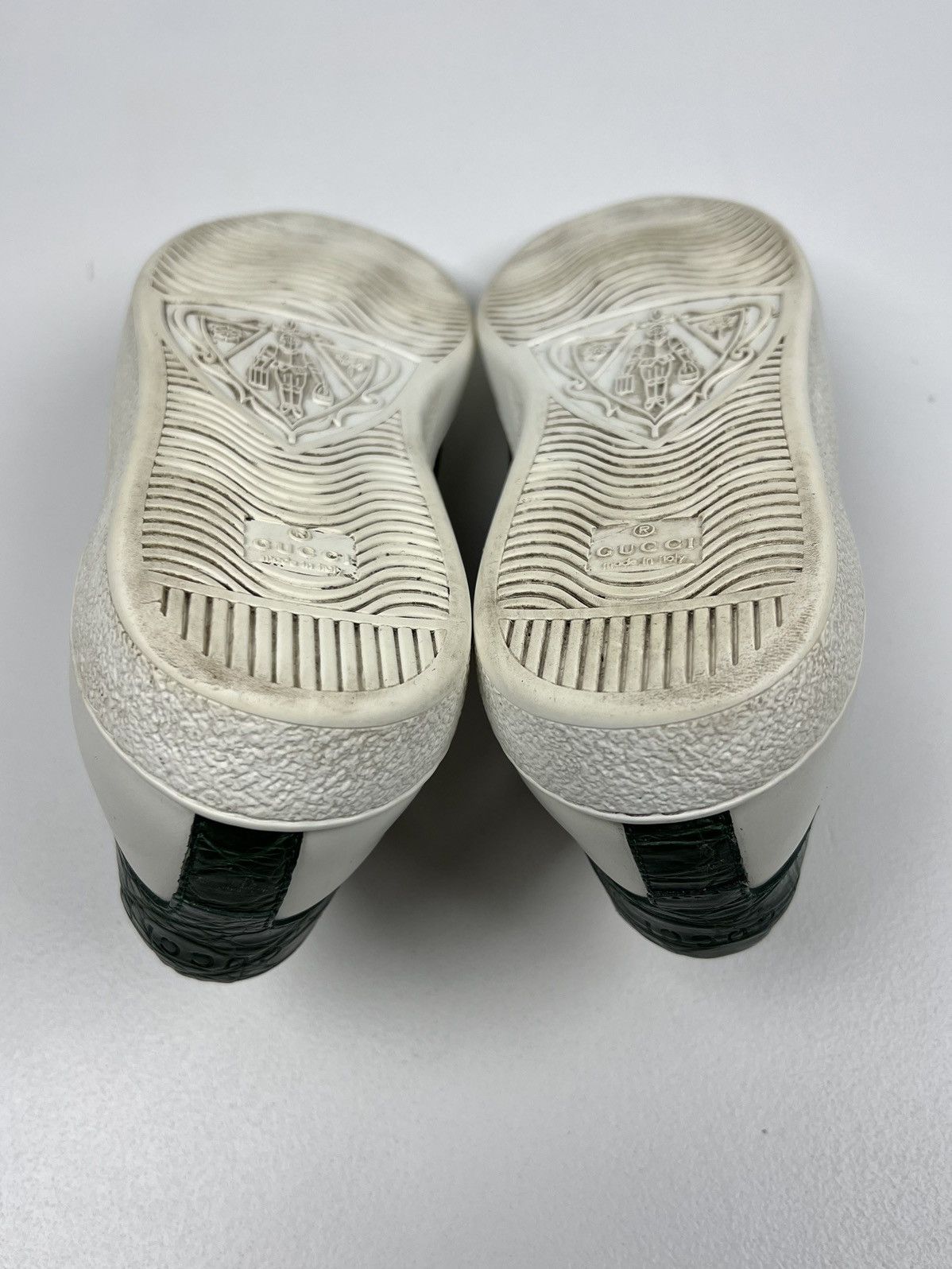 Gucci GUCCI Sneakers Low Top Leather Shoes ACE Web Stripe White Size US 9.5 / EU 42-43 - 13 Thumbnail