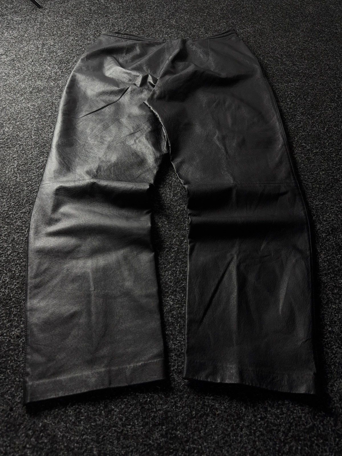 Leather Y2K Vintage Leather Pants Opium Style Alt Biker USA Rare Size US 34 / EU 50 - 11 Thumbnail