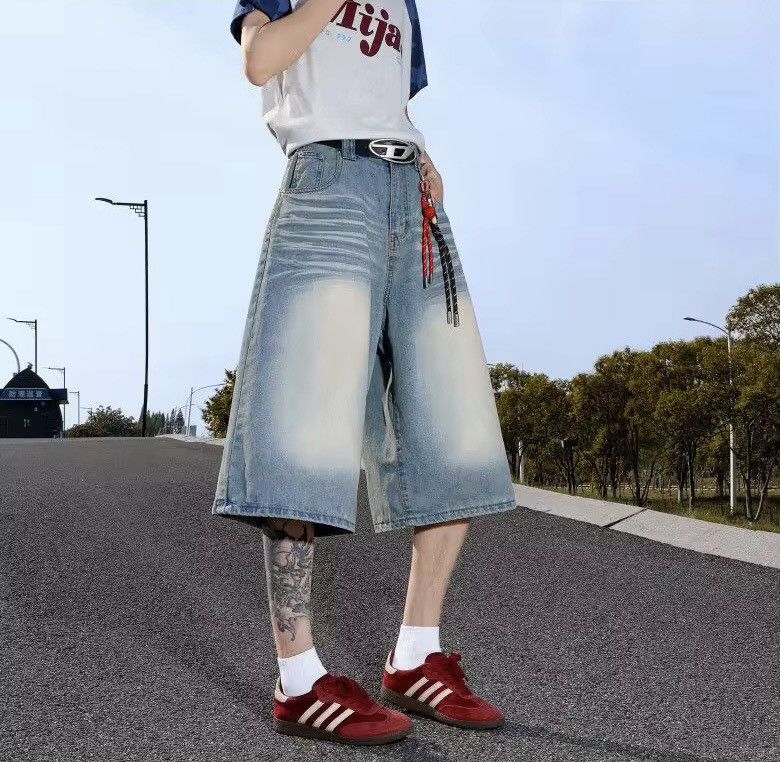 Designer × Vintage Streetwear Baggy Loose Utility Outdoor Shorts Size US 30 / EU 46 - 4 Thumbnail