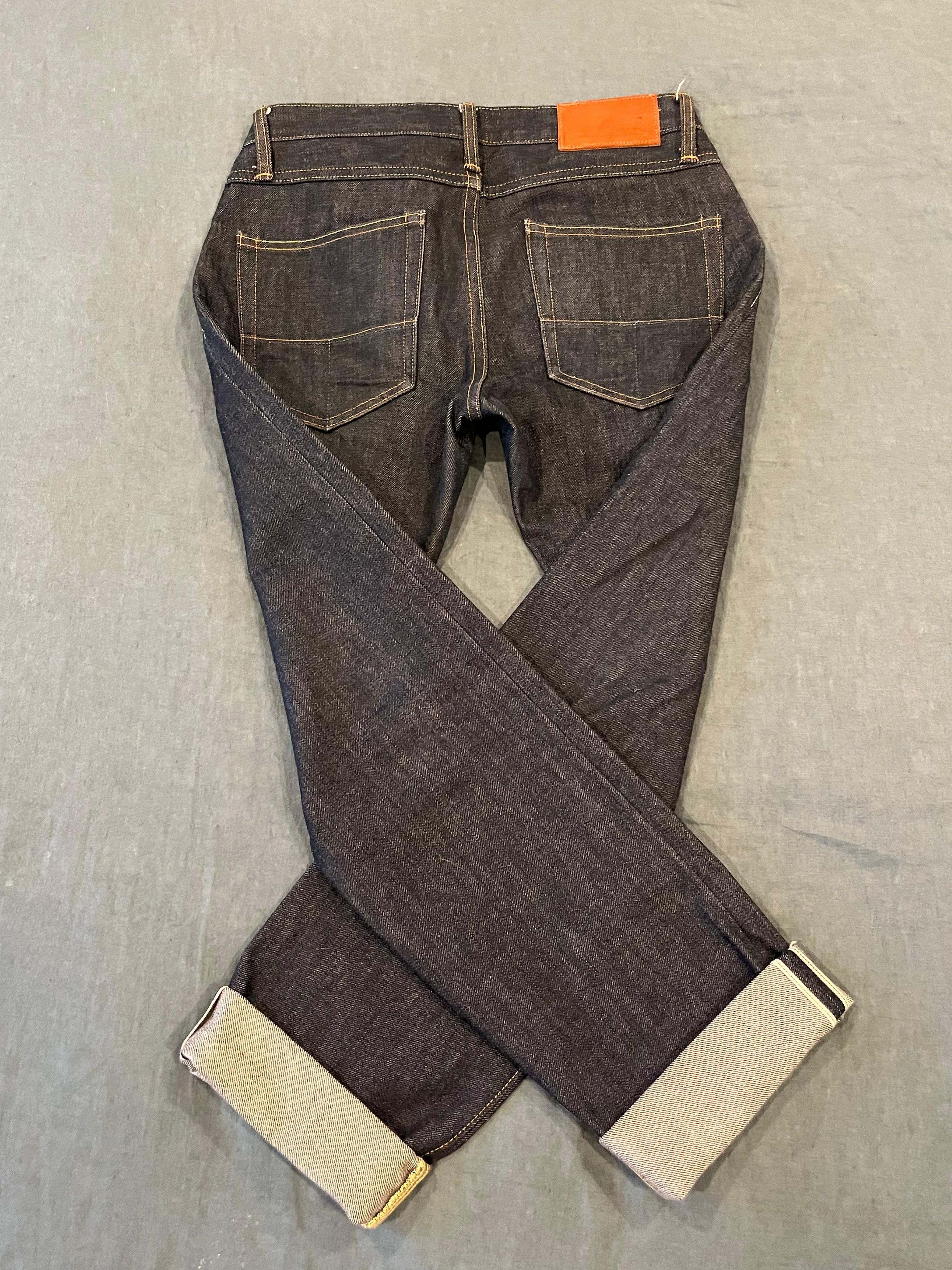 Tellason Ladbroke slim taper hotsell white oak cone denim selvedge