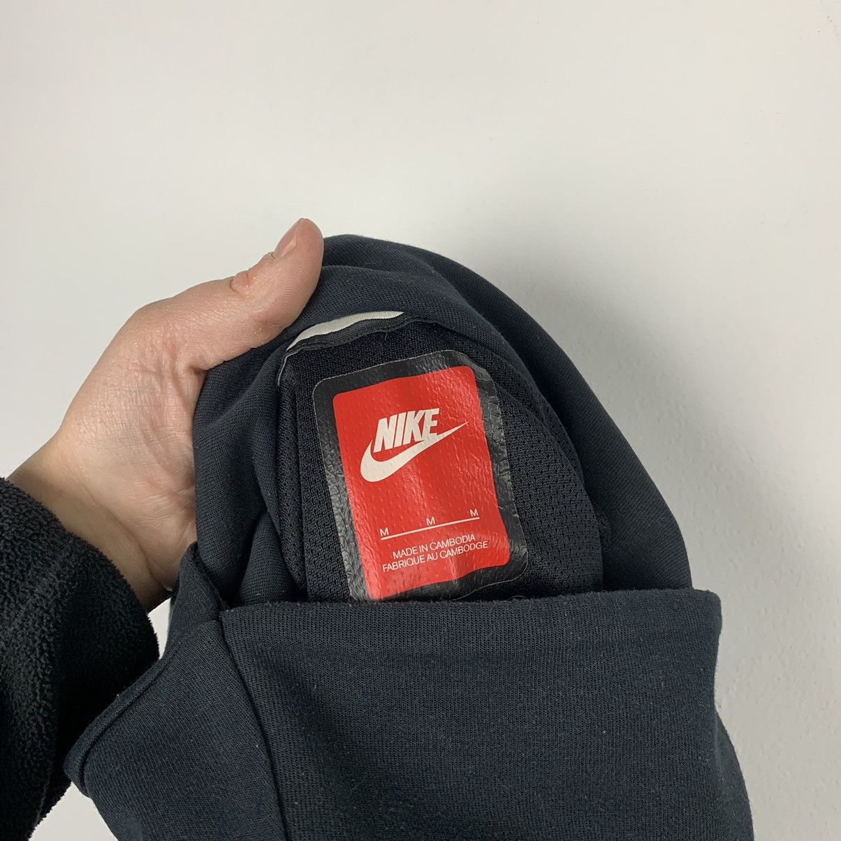 Nike Nike Tech Fleece Ninja Black Hoodie Swoosh Logo Size M Size US M / EU 48-50 / 2 - 5 Thumbnail