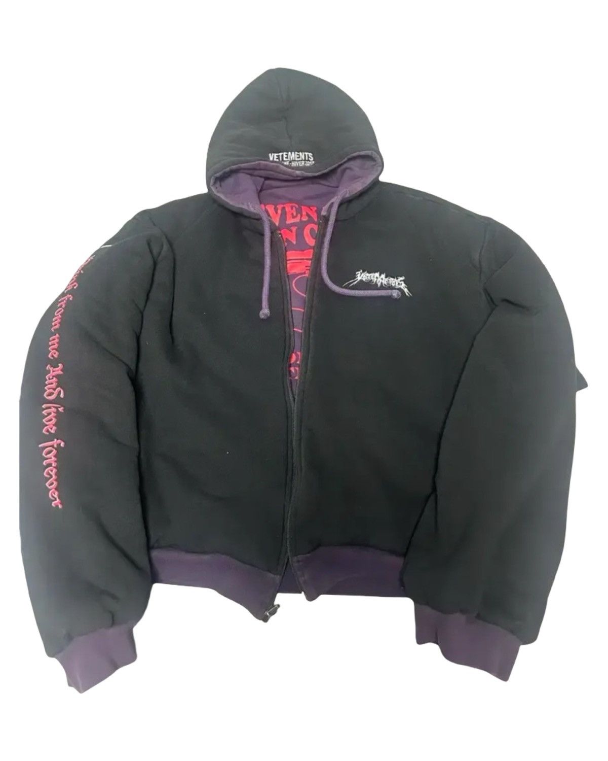 Oversized Hoodie Vetements Hoodie Reversible Shop Vetements Hoodie 