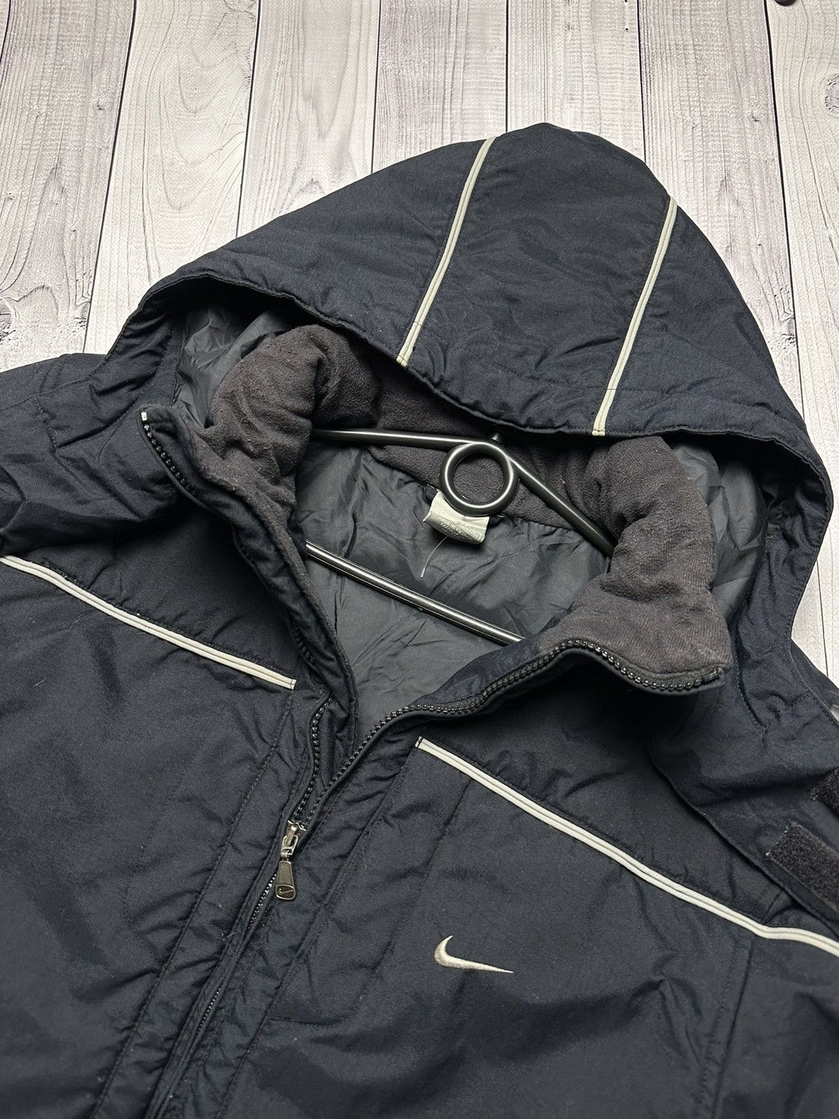Nike × Vintage Vintage Nike jacket logo parka size M Size US M / EU 48-50 / 2 - 4 Thumbnail