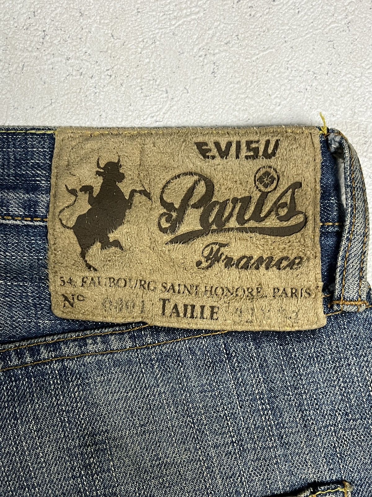 Evisu Evisu Paris Embroidered Dust-Wash Jeans Size US 32 / EU 48 - 5 Thumbnail