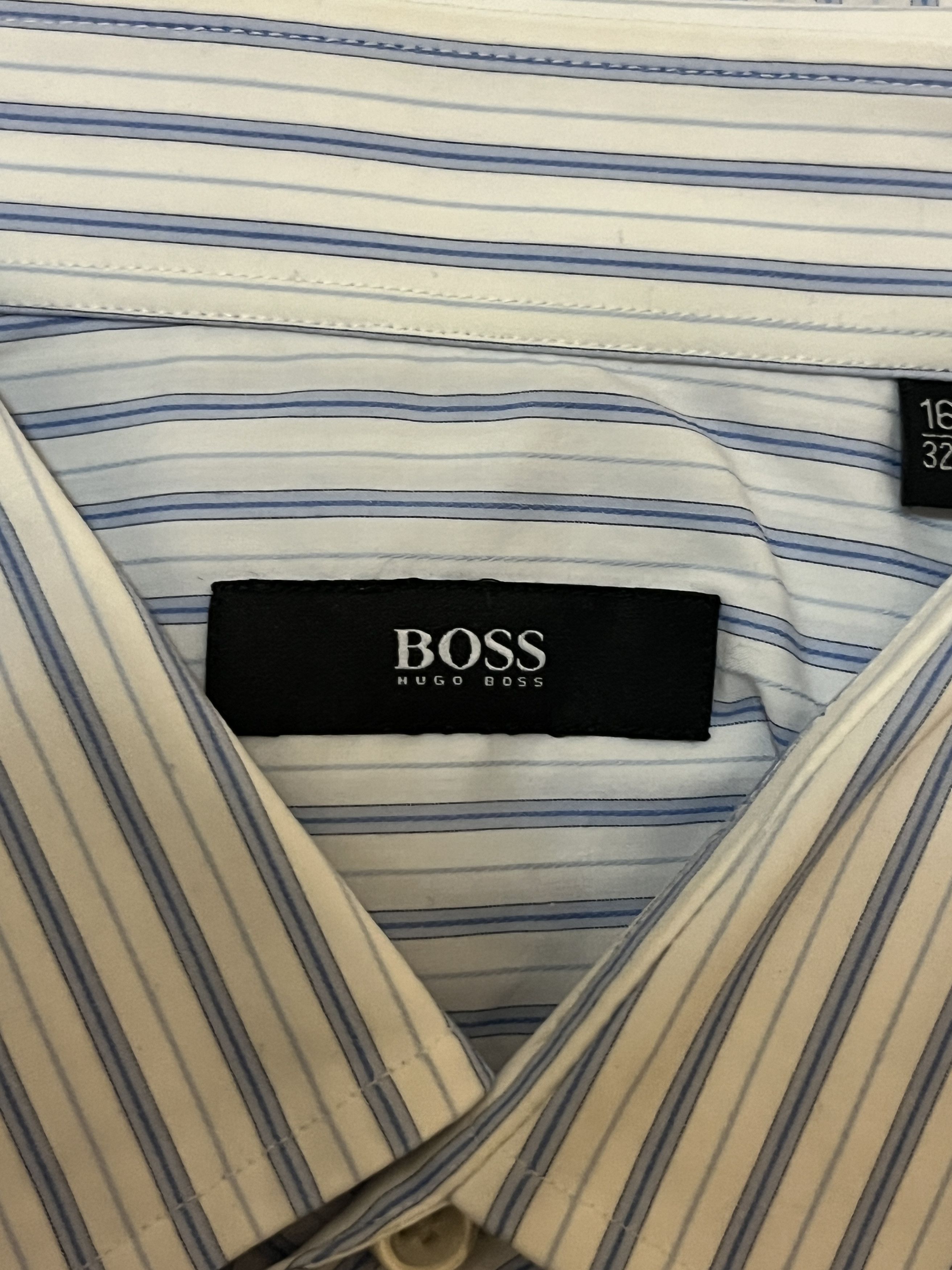 Hugo Boss Hugo Boss Striped Dress Shirt M Size US M / EU 48-50 / 2 - 3 Thumbnail
