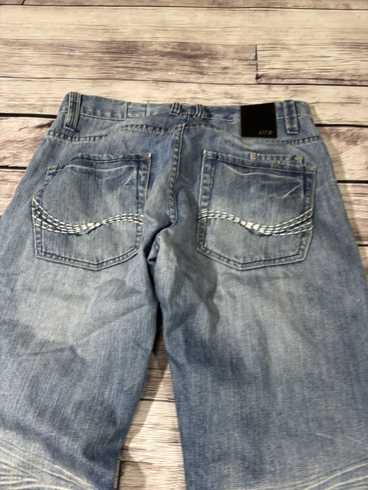 JNCO × Japanese Brand Vintage Baggy Rap sk8 Jnco Style Washed Jeans y2k Size US 32 / EU 48 - 7 Thumbnail