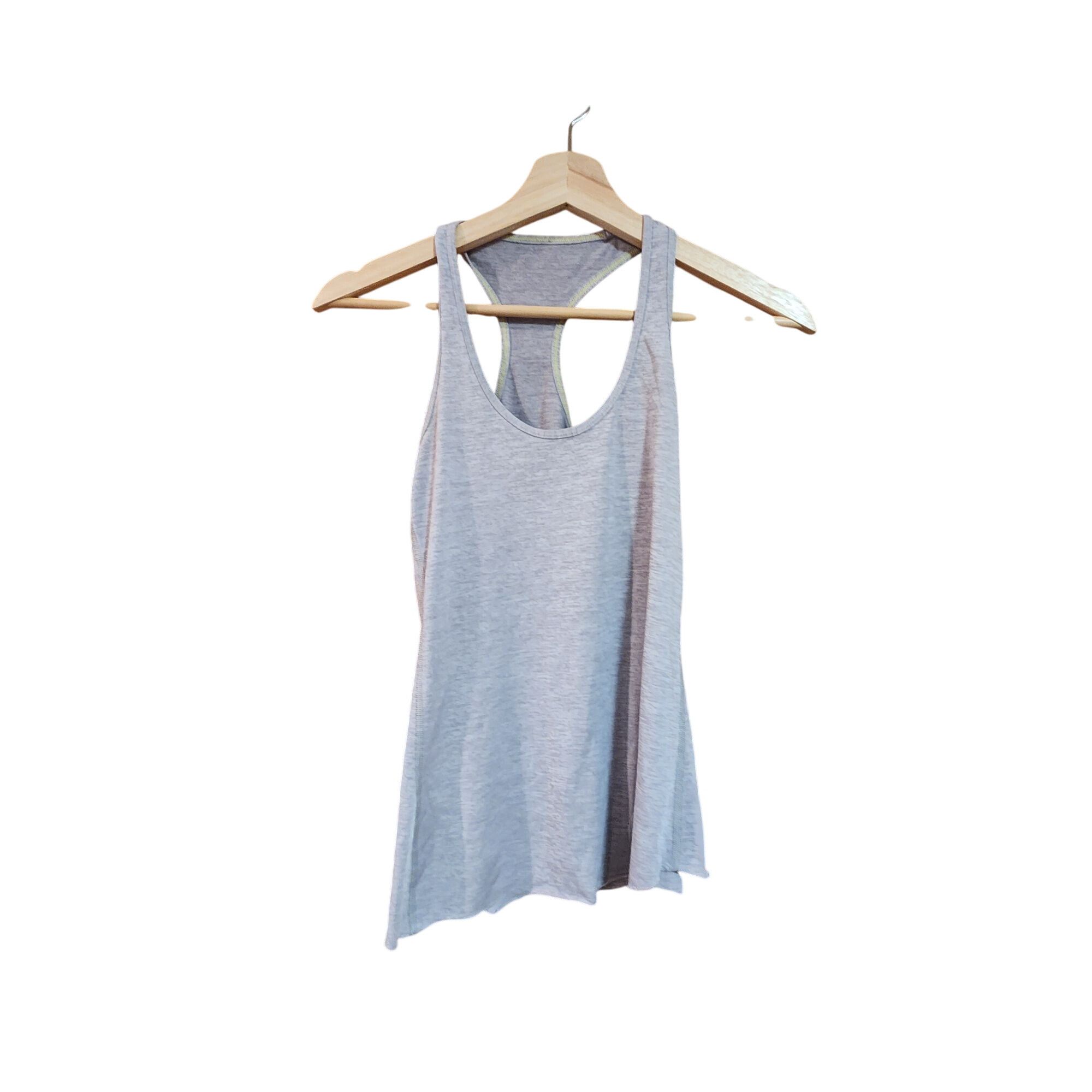 Lululemon Lululemon Womens Gray Racerback Tank Top Yoga Workout Shirt Size S / US 4 / IT 40 - 1 Thumbnail