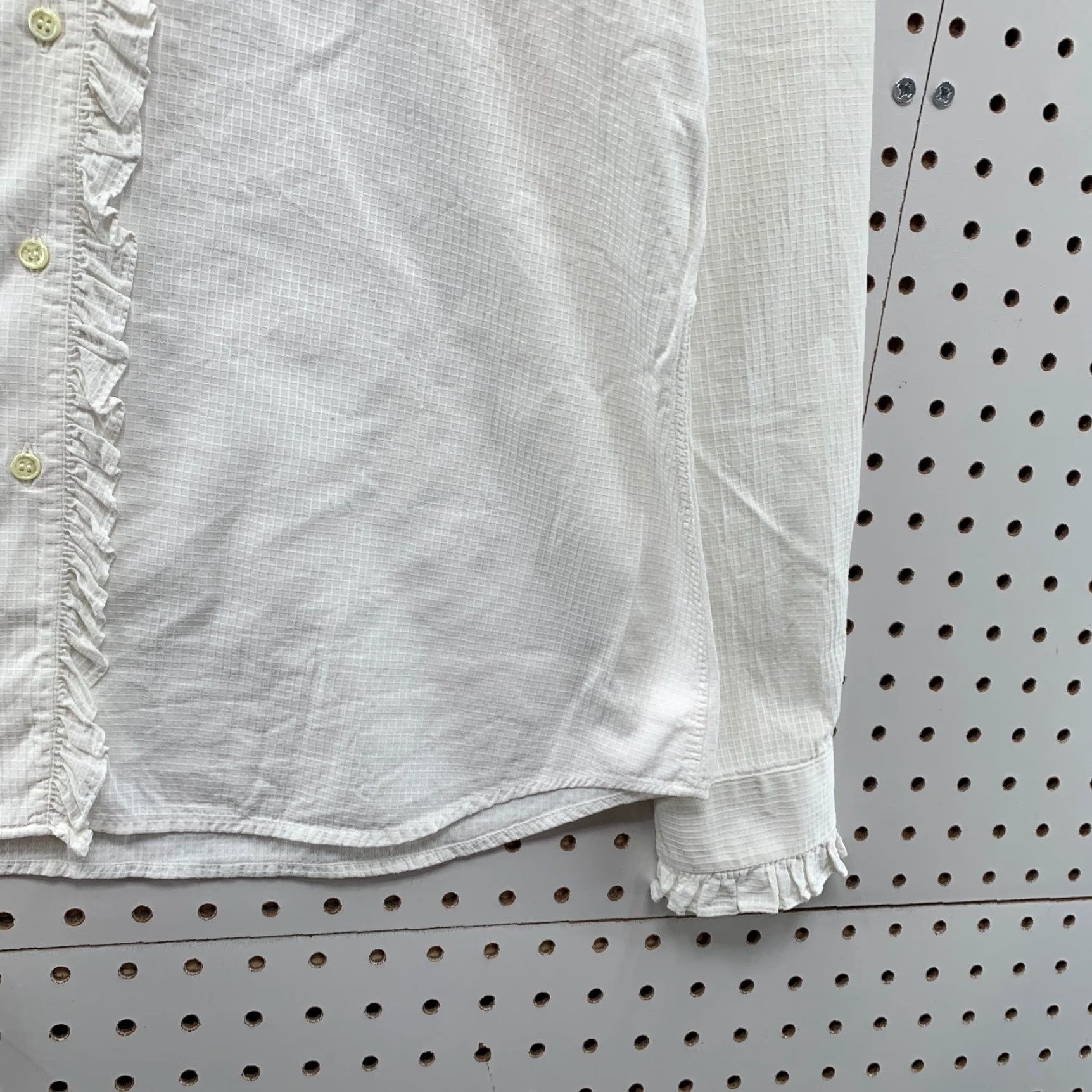 Countess Mara VINTAGE Countess Mara Blouse Womens L White Long Sleeve Ruffle Trim 60s 70s Regular Size: L Womens Men? (No, avoid extra) Size L / US 10 / IT 46 - 6 Thumbnail