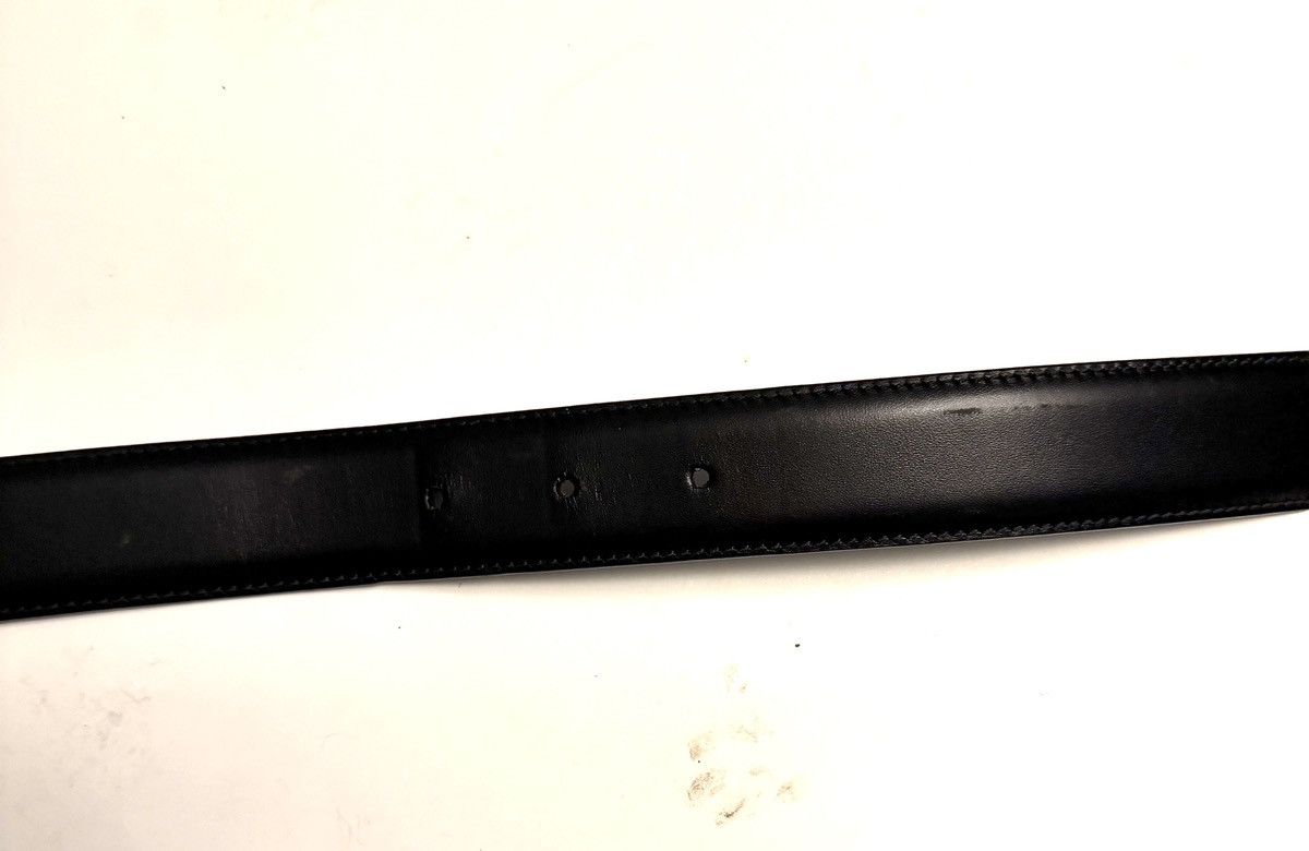 Gucci Gucci Black Leather Belt Size 40 Size 40 - 3 Thumbnail
