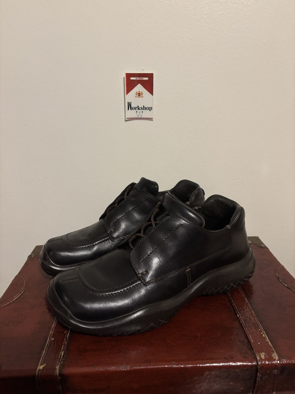 Prada Square Toe Loafers | Grailed