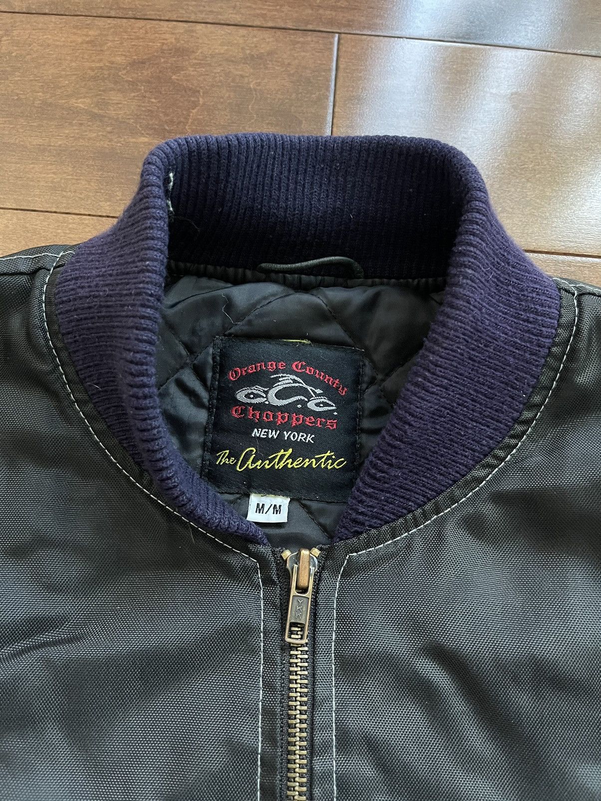 Harley Davidson × Vintage Vintage Orange County Choppers Bomber Jacket Size US M / EU 48-50 / 2 - 4 Thumbnail