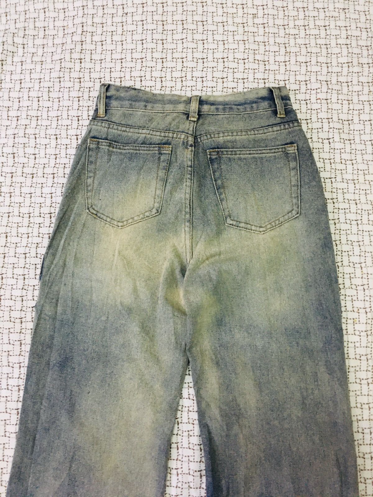 Japanese Brand Unbranded Distressed Jeans (16) Size 26" / US 2 / IT 38 - 6 Thumbnail