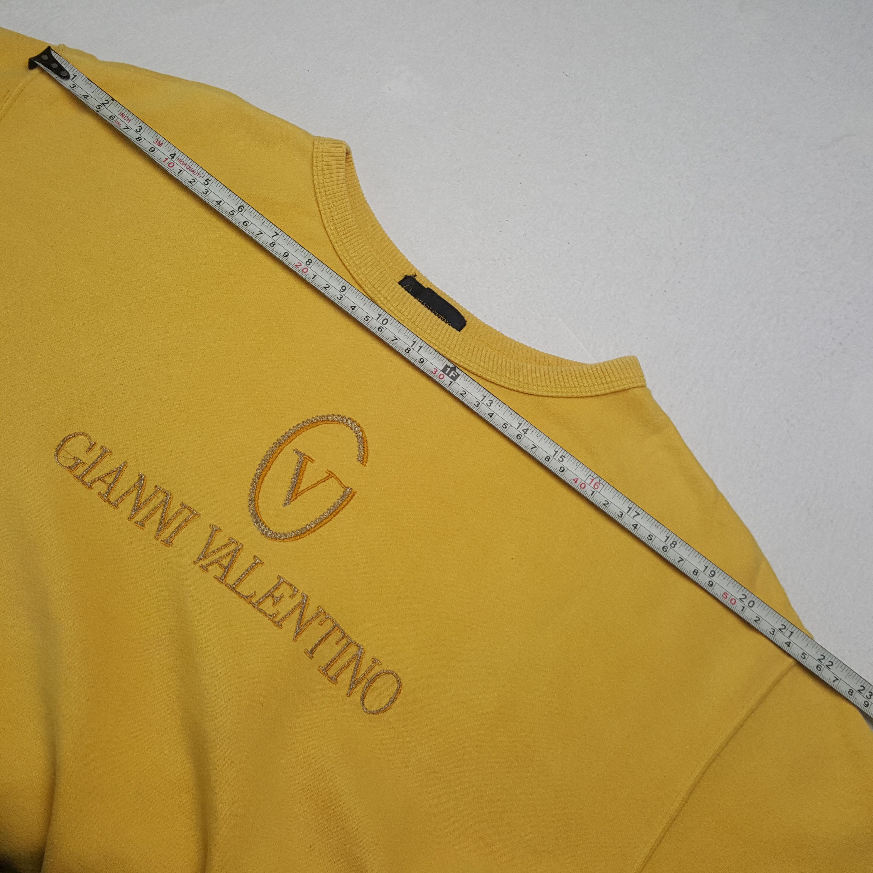 Vintage GIANNI VALENTINO Center Logo Spellout Sweartshirt C286N7 Size US M / EU 48-50 / 2 - 7 Thumbnail