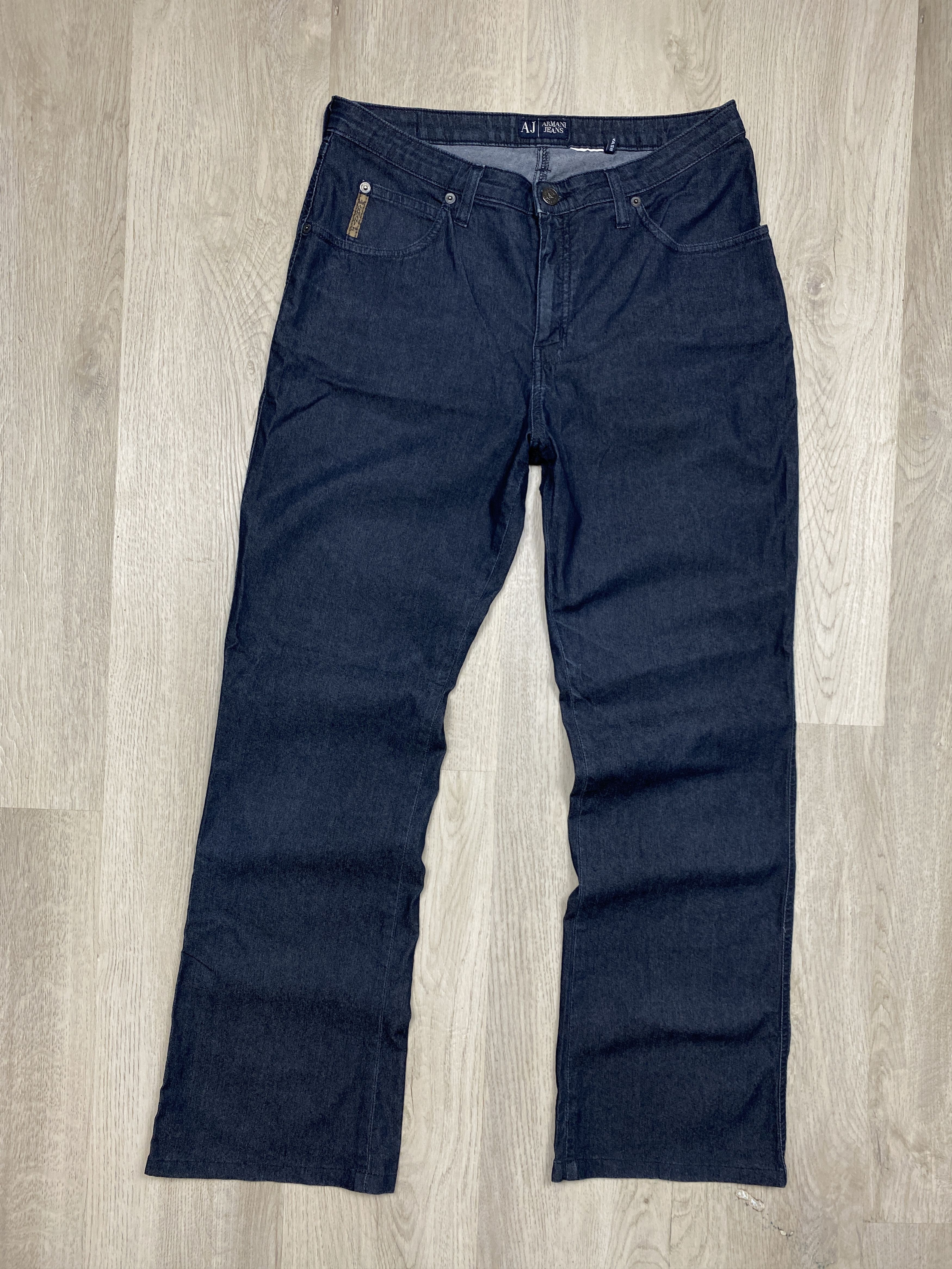 Armani × Giorgio Armani × Vintage Armani Jeans Vintage Womens Flared Denim Pants Jeans Size 32" / US 10 / IT 46 - 5 Thumbnail