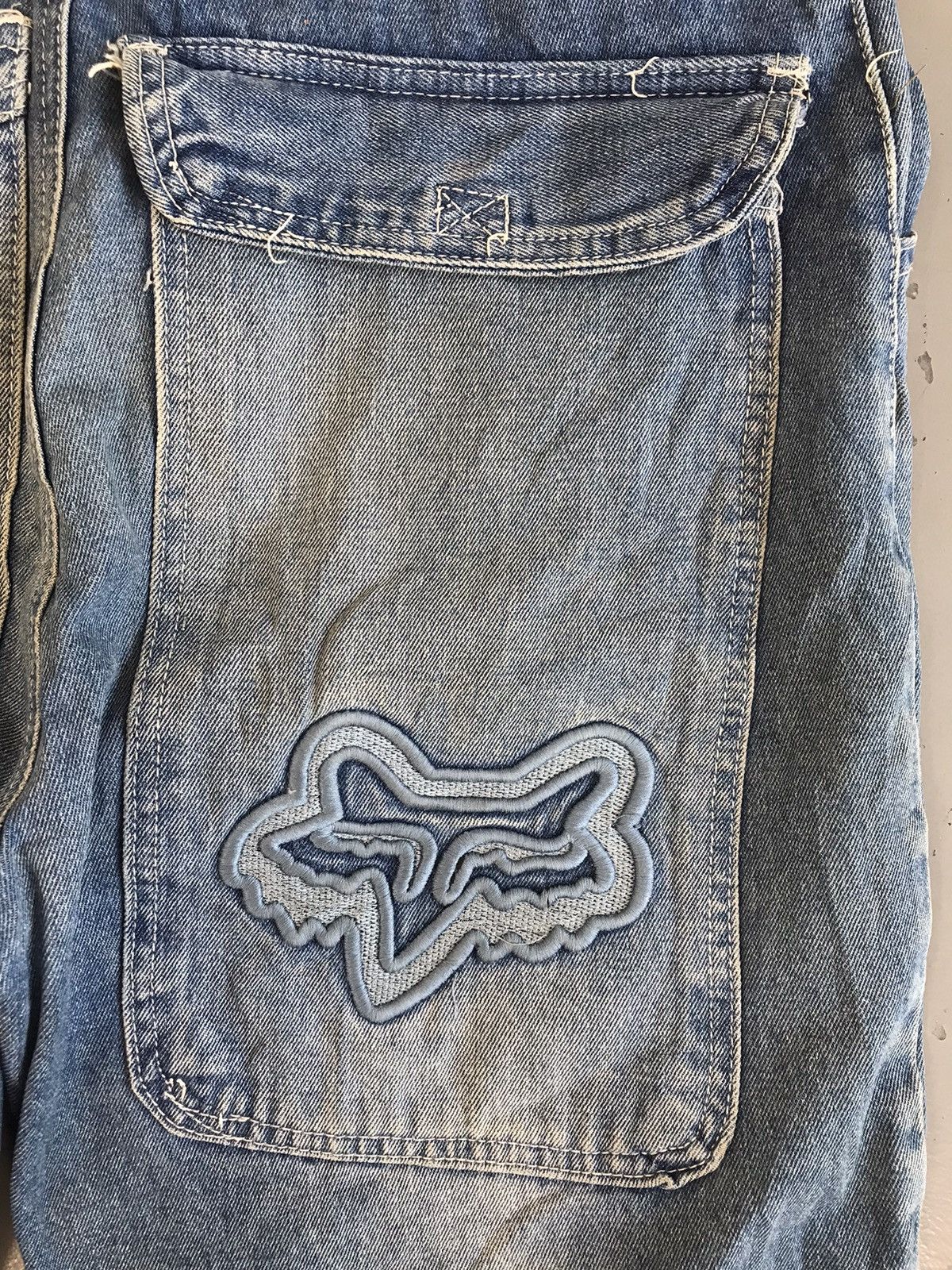 Fox Racing × Vintage Vintage Y2K fox Racing big pocket denim Size US 30 / EU 46 - 13 Thumbnail