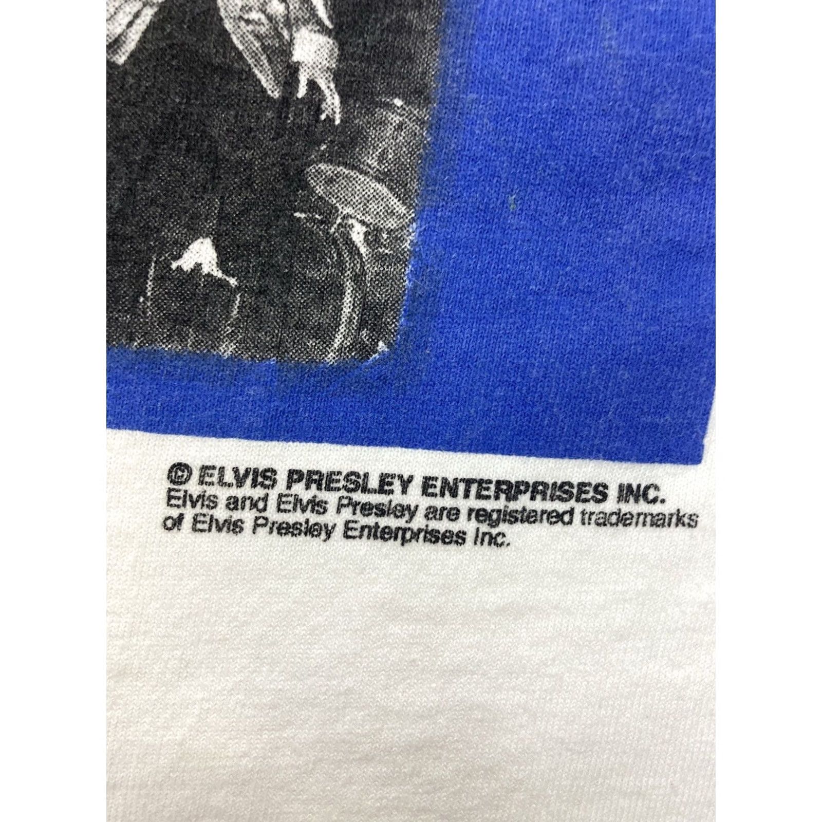 Gildan VINTAGE Elvis Presley Graphic T-shirt Men XL White Short Sleeve Music 90s Size US XL / EU 56 / 4 - 3 Thumbnail