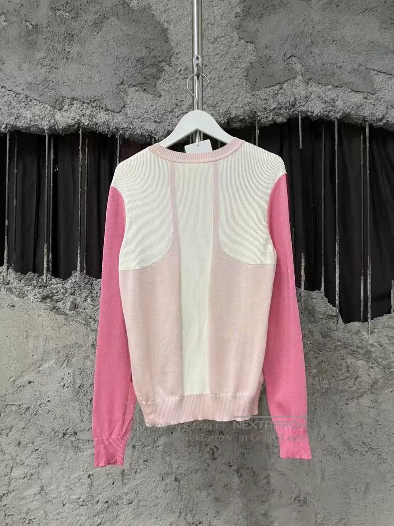 Hermes Hermes Silk Patchwork Knit Long Sleeve Size XS / US 0-2 / IT 36-38 - 2 Thumbnail