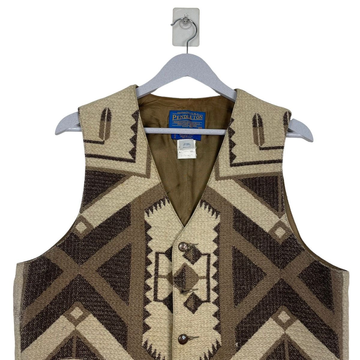Pendleton 💥NAVAJO WESTERN BUTTON VEST Size US M / EU 48-50 / 2 - 2 Thumbnail