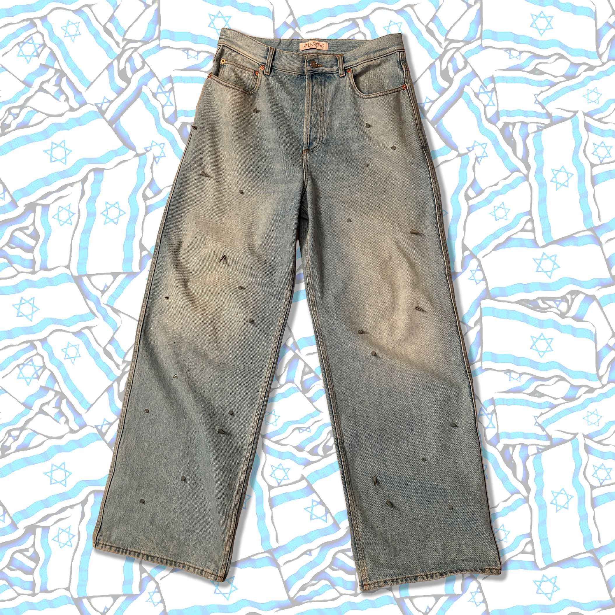 Valentino EXCLUSIVE Valentino Spike Denim Jeans Size US 32 / EU 48 - 1 Thumbnail