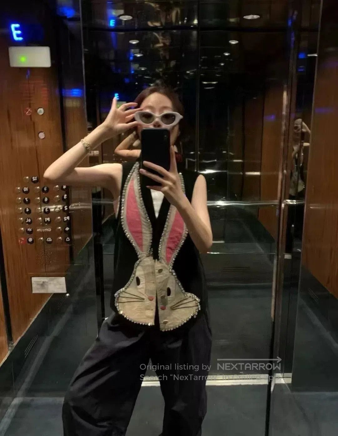Gucci Gucci Bugs Bunny Rhinestone Suede Vest. Size US S / EU 44-46 / 1 - 8 Thumbnail