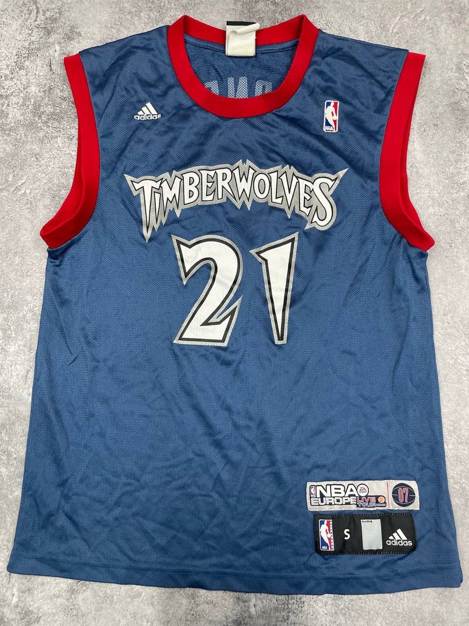 Other Timberwolves Adidas Men Polyester Basketball2007 Jersey Blue Size US M / EU 48-50 / 2 - 1 Thumbnail