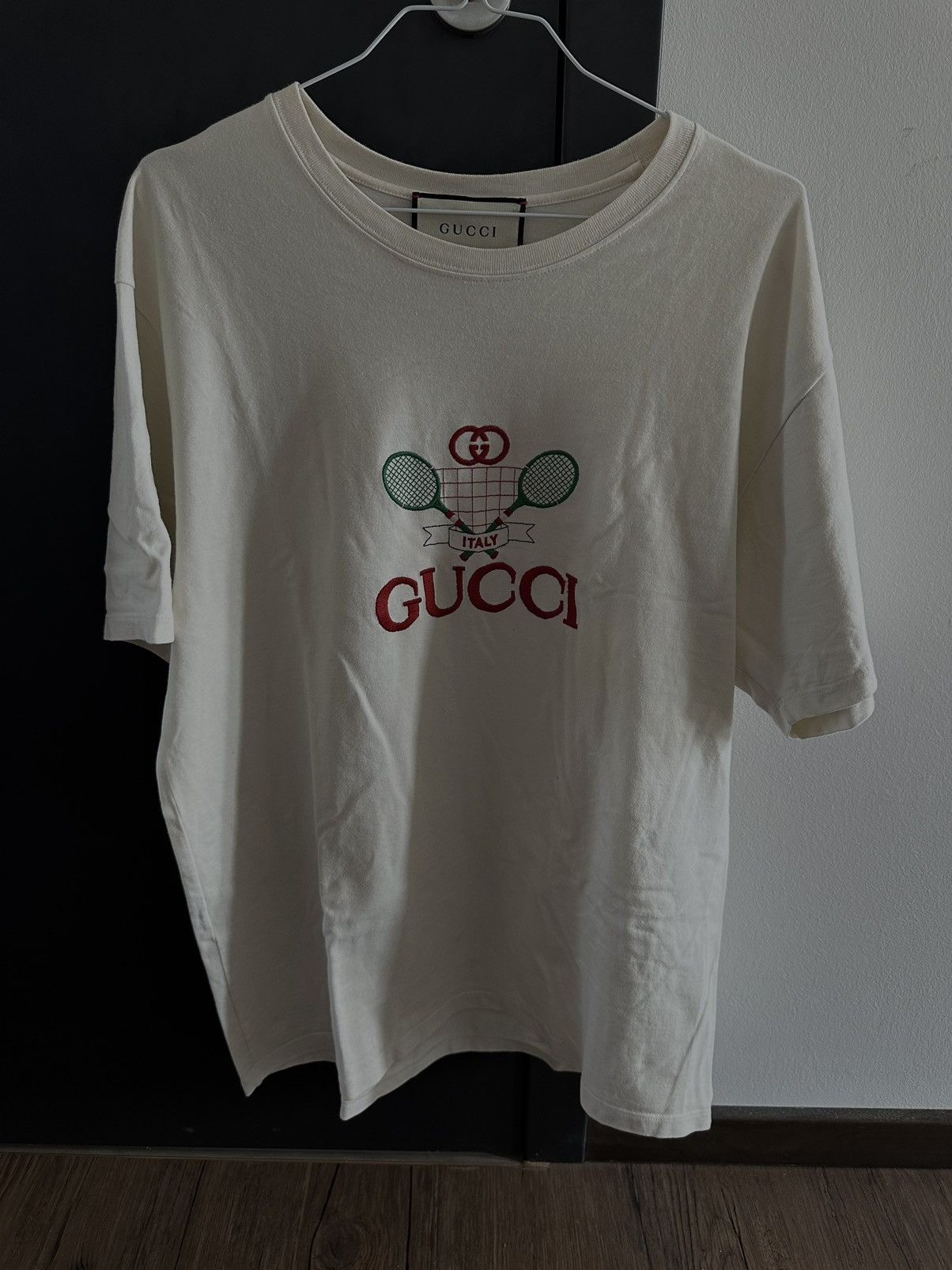 Gucci Gucci Tennis/Badminton Tshirt Size US L / EU 52-54 / 3 - 1 Thumbnail