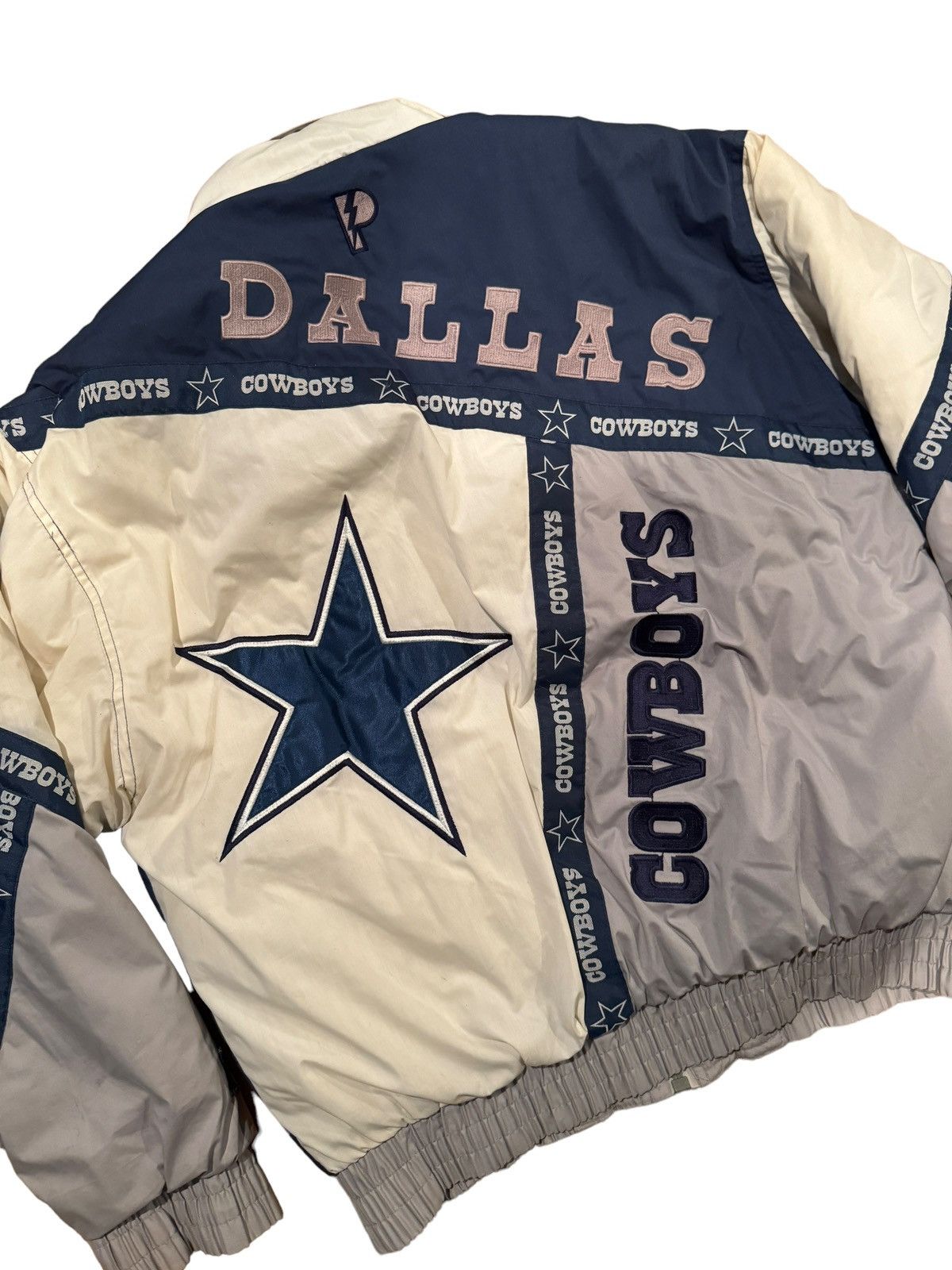 NFL × Pro Player Vintage 90s Dallas Cowboys Pro Player Puffer Jacket Size US M / EU 48-50 / 2 - 5 Thumbnail