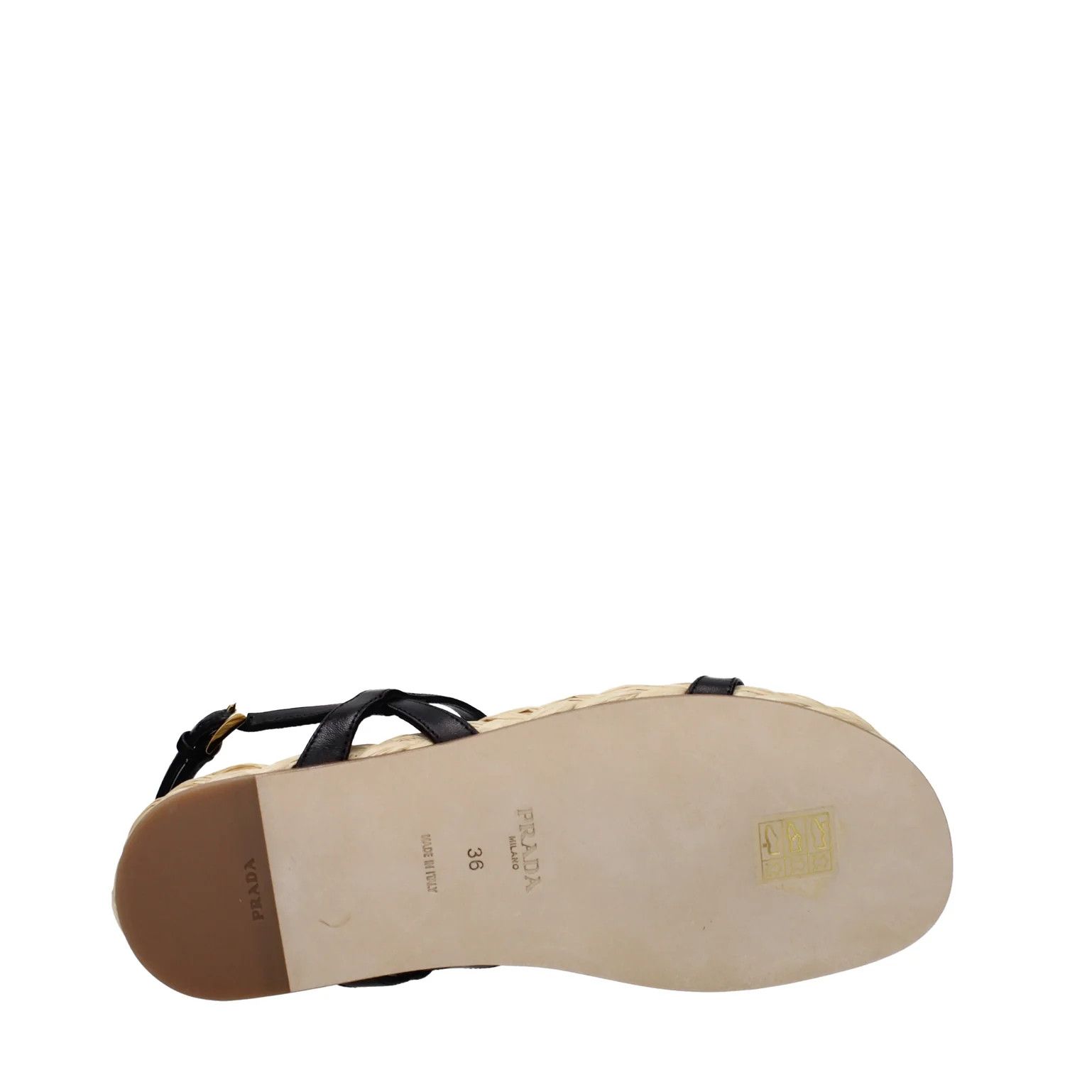 Prada ob1o1e1124 Leather Sandals in Black Size US 6 / IT 36 - 5 Thumbnail