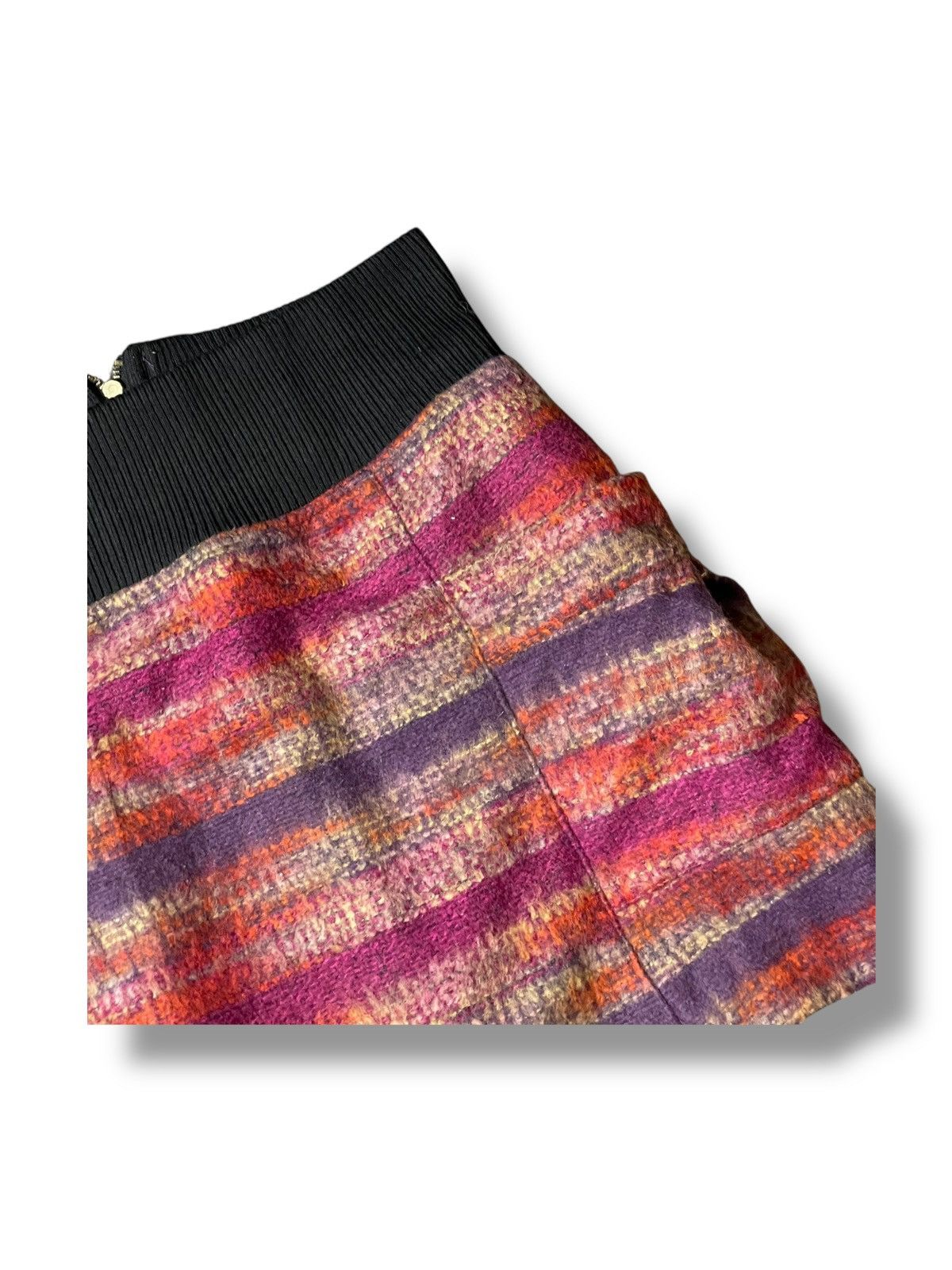 Japanese Brand × Vintage URBAN NOW Wool Blend Mini Skirt (93) Size 25" / US 0 / IT 36 - 3 Thumbnail