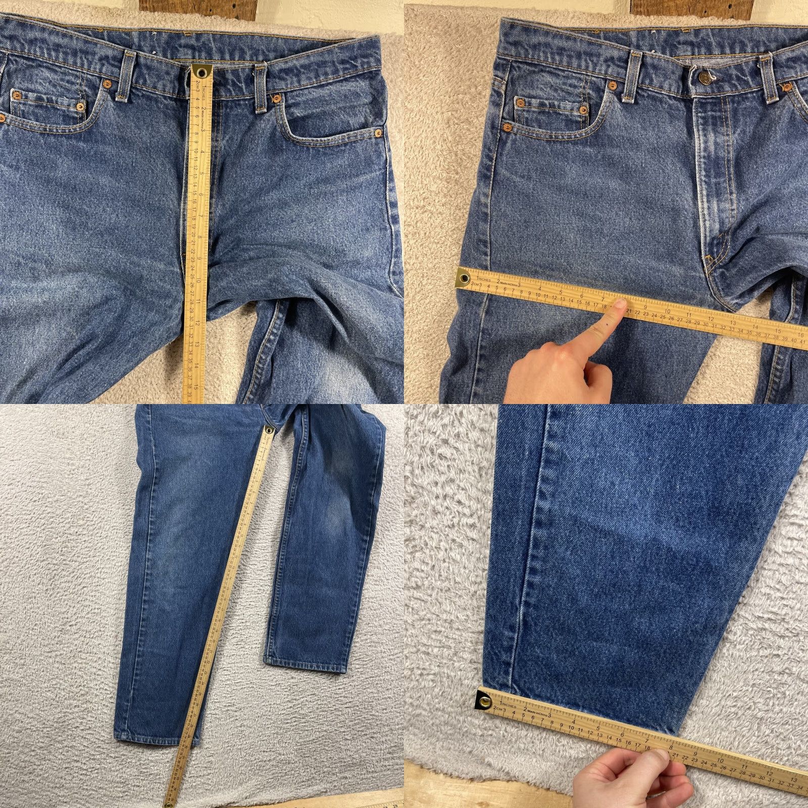 Levi's VINTAGE Levi's 505 Jeans Mens 36x30 Blue Faded 80s 90s USA Straight Leg Regular Mens Size US 36 / EU 52 - 8 Thumbnail